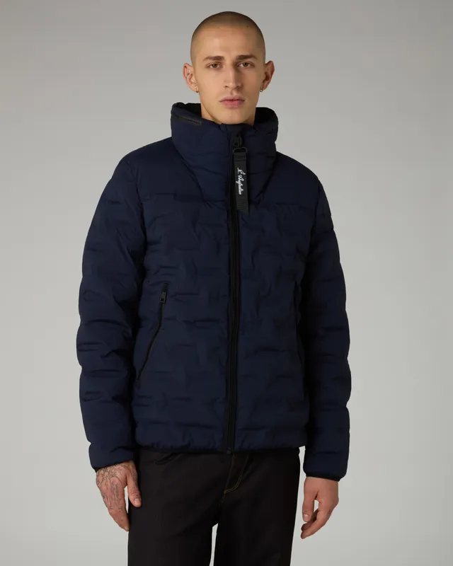 australian-3-d-jacket-giubbotto-uomo-blu-navy-trapuntato-termosaldato image 1