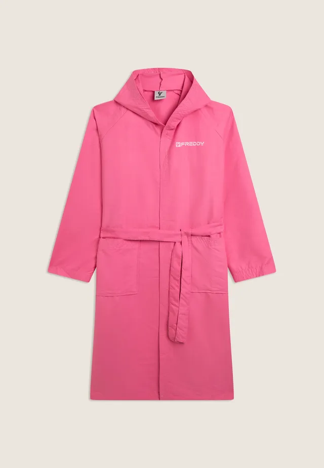 freddy-accappatoio-unisex-in-microfibra-con-cappuccio-fuchsia image 1