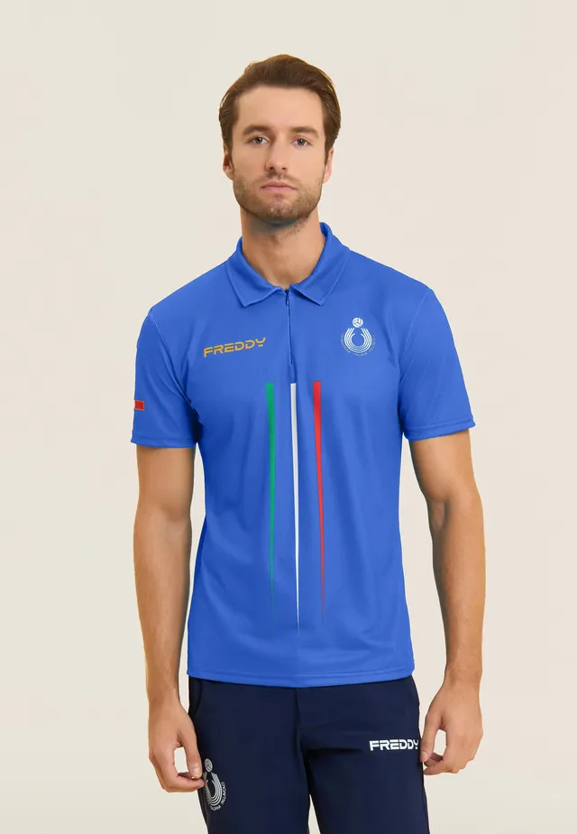 freddy-polo-uomo-fipav-da-gara-arbitri-zip-doppio-piquet image 1