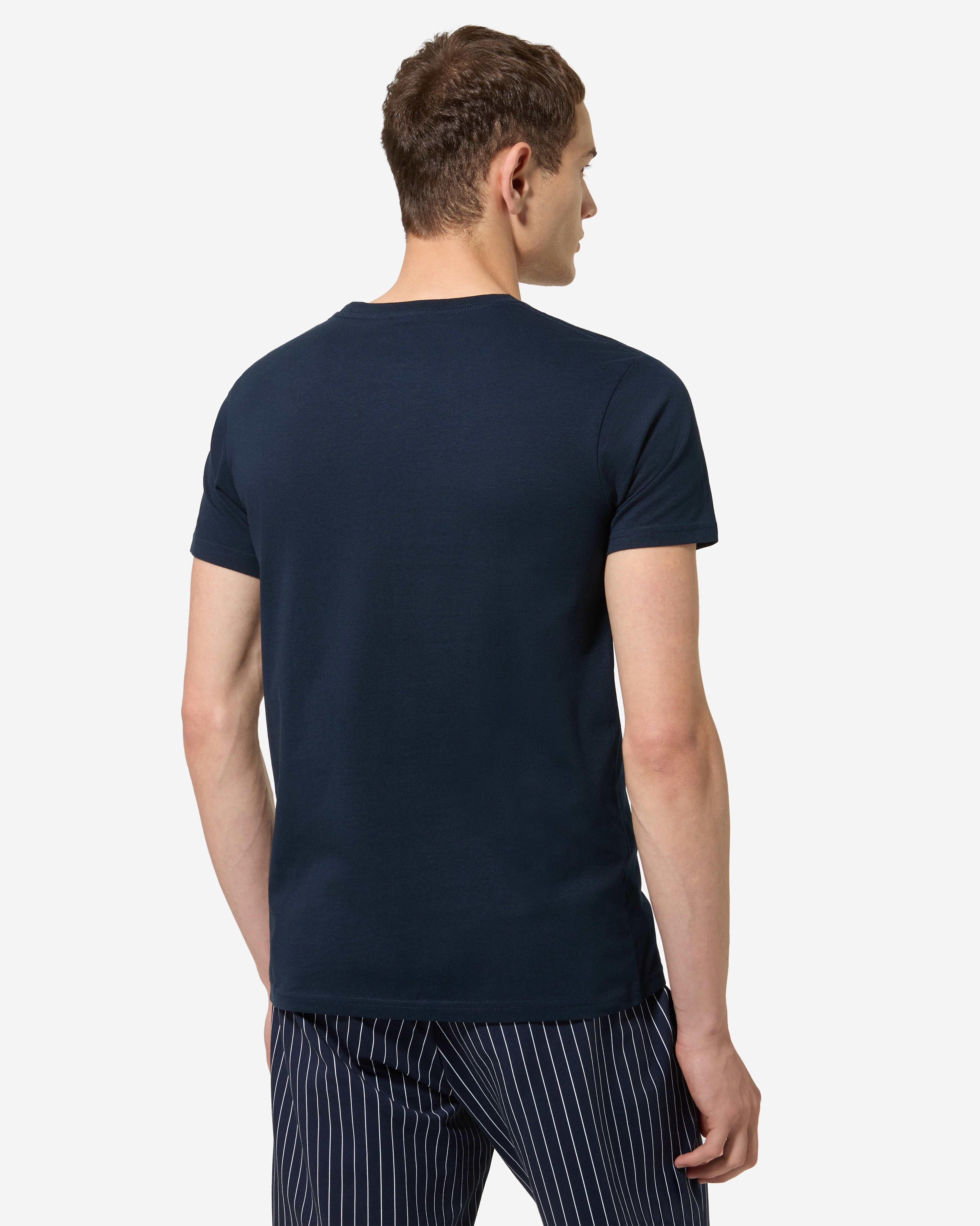 australian-basic-t-shirt-sportswear-cotone-blu-navy image 3