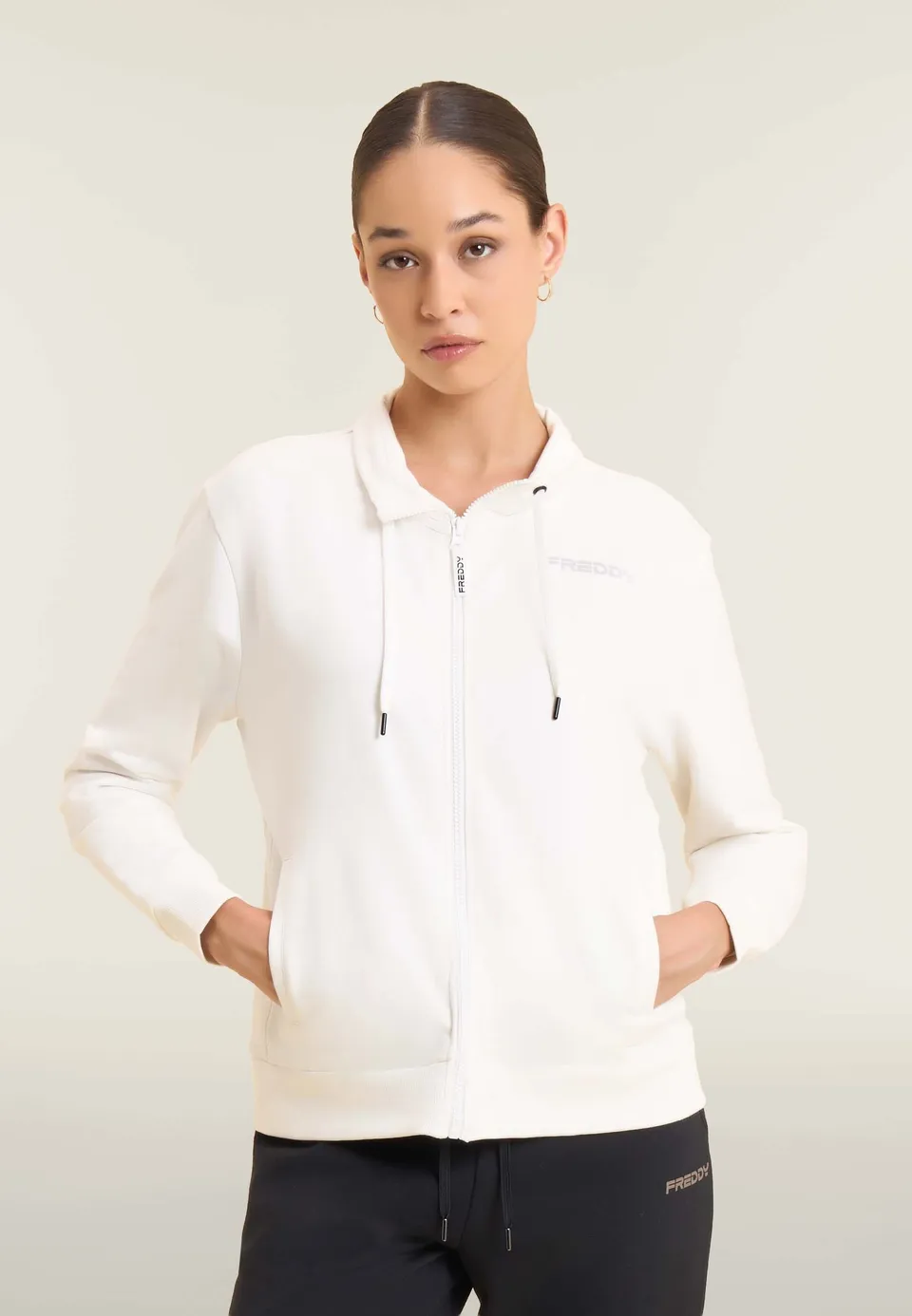 freddy-felpa-full-zip-collo-alto-con-bande-logate-mov image 1