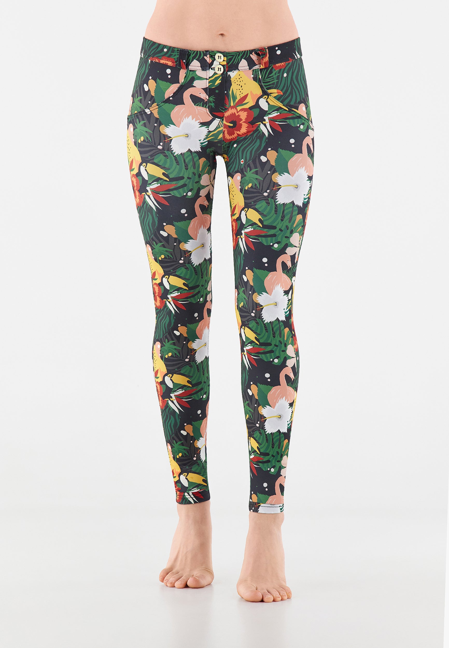 freddy-pantaloni-push-up-wr-up-tessuto-traspirante-ecologico-floreale image 2