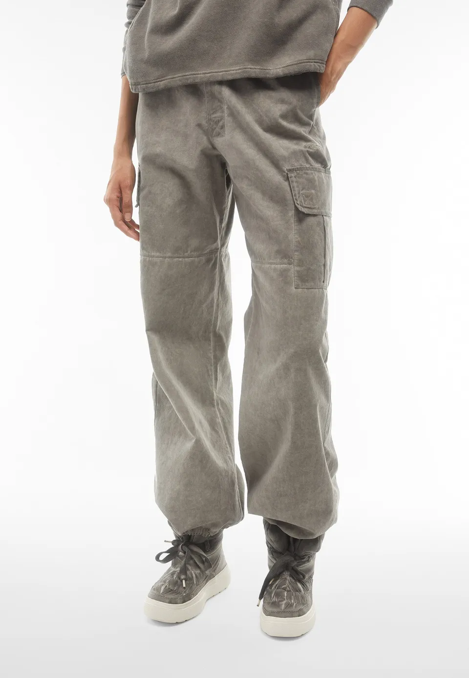 freddy-pantaloni-cargo-canvas-cold-dyed-stile-90s image 1