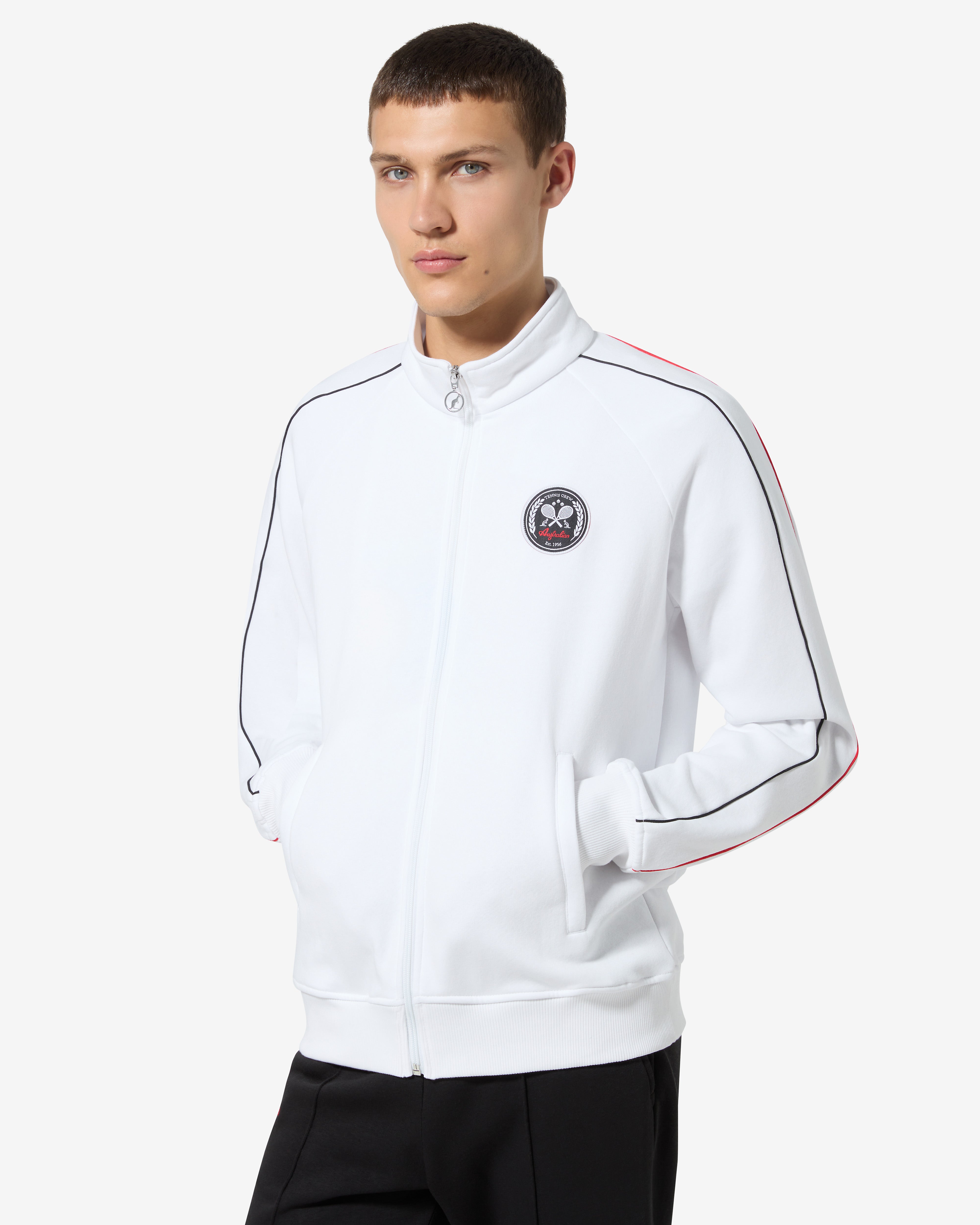 australian-tennis-crew-tracksuit-tuta-in-felpa-invernale-bianca image 3