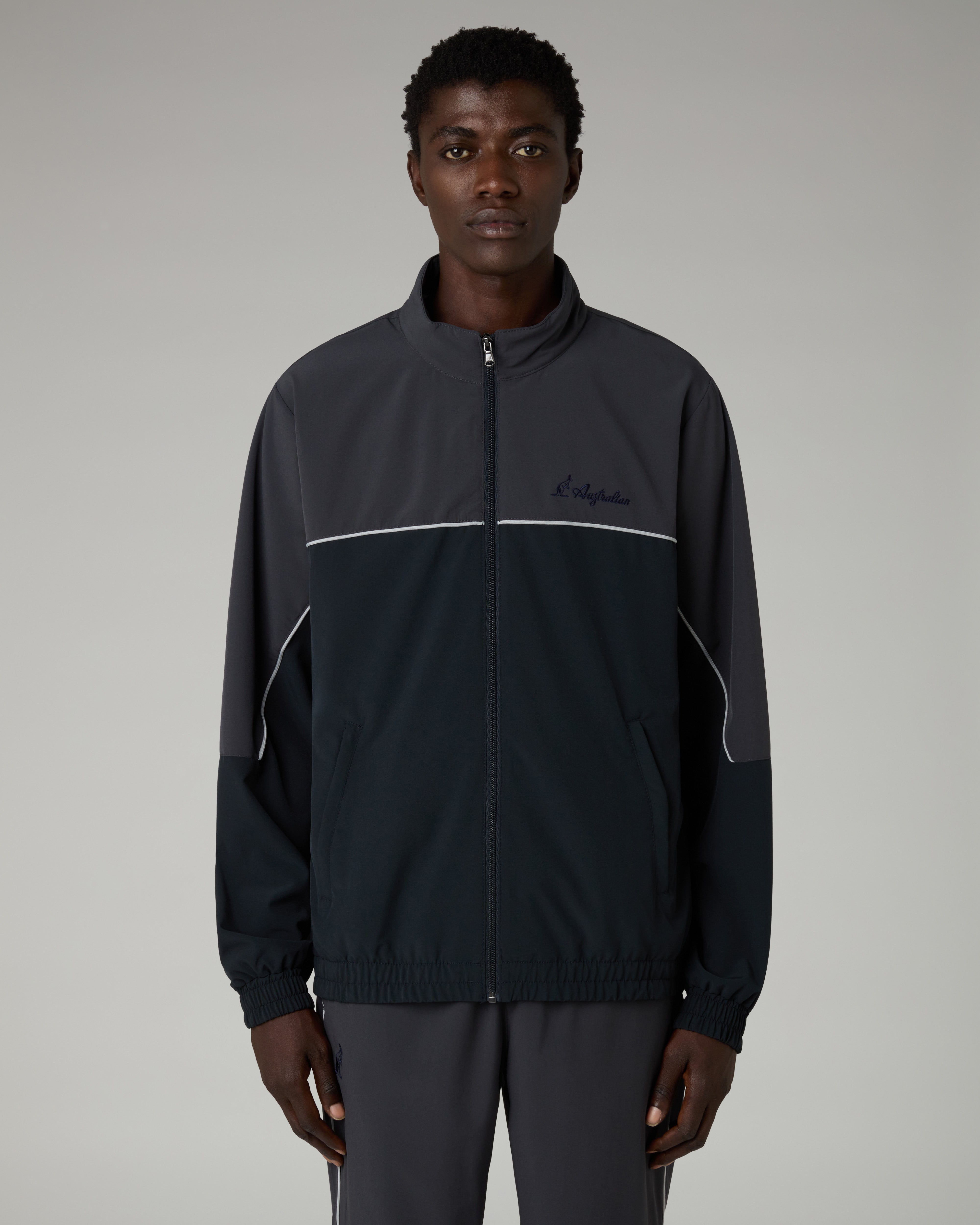 australian-color-block-slam-tracksuit-tuta-tecnica-blu-navy image 3