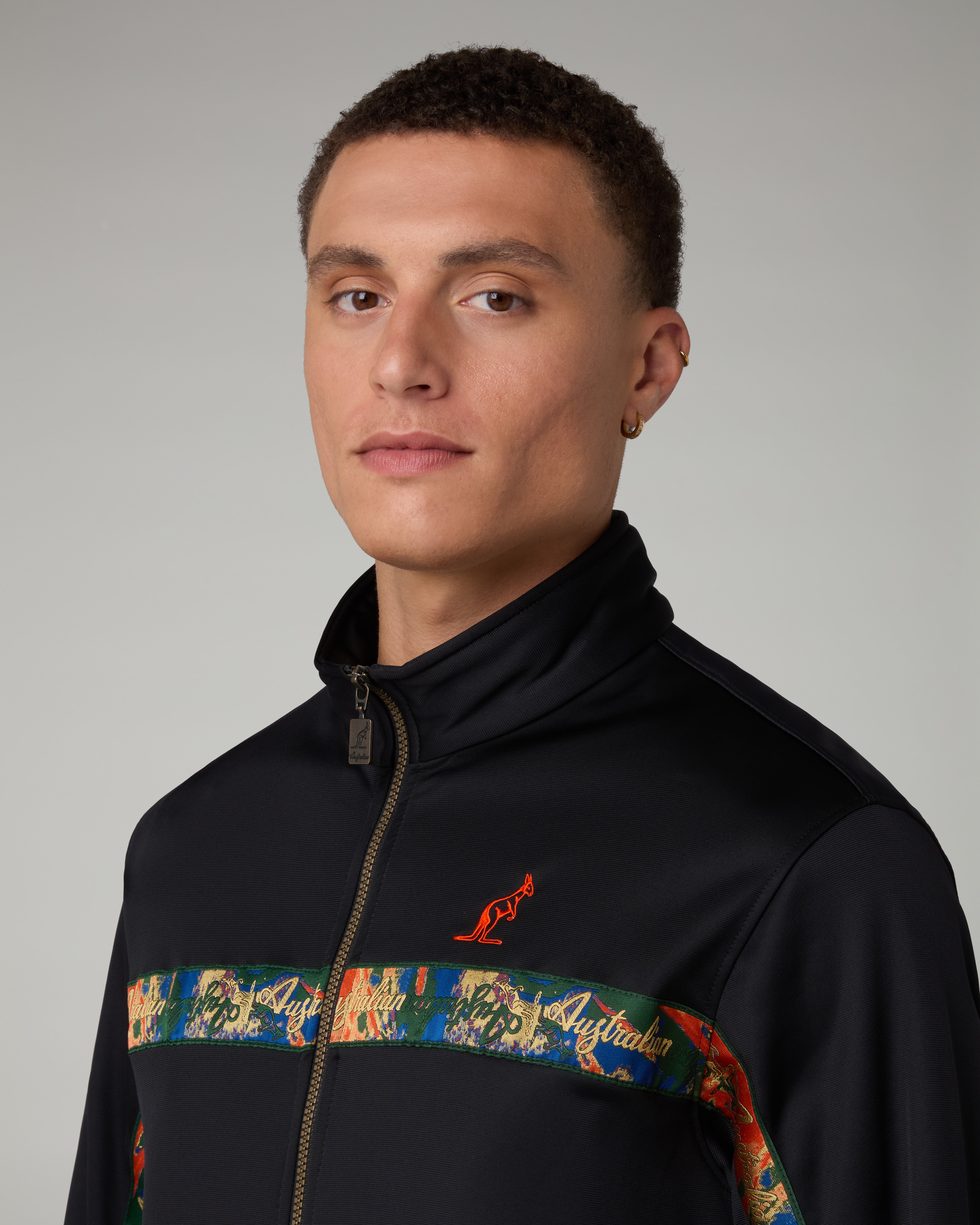 australian-nebula-tape-track-jacket-giacca-acetate-nera image 4