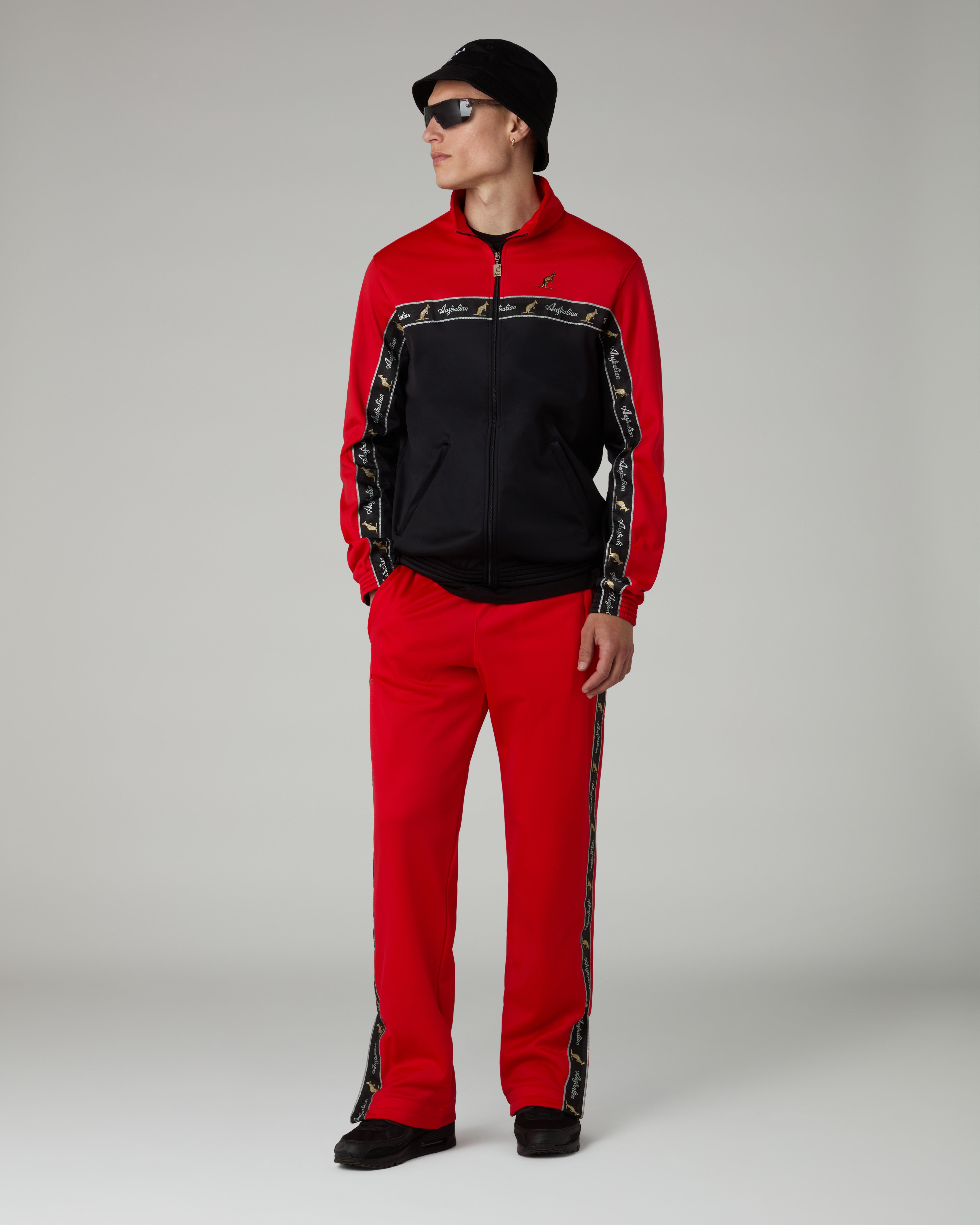 australian-essential-acetate-track-pants-rosso-vivo image 2