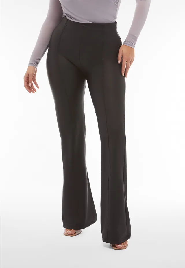 freddy-pantaloni-push-up-wr-up-super-flare-vita-alta-in-similpelle image 1