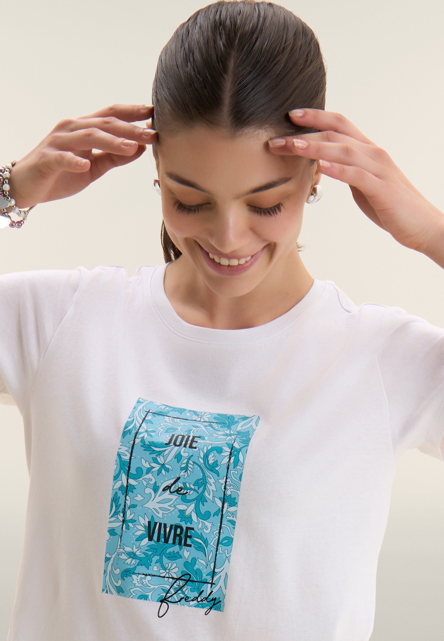 freddy-t-shirt-con-stampa-floreale-manica-corta-jersey-cotone-supima image 4