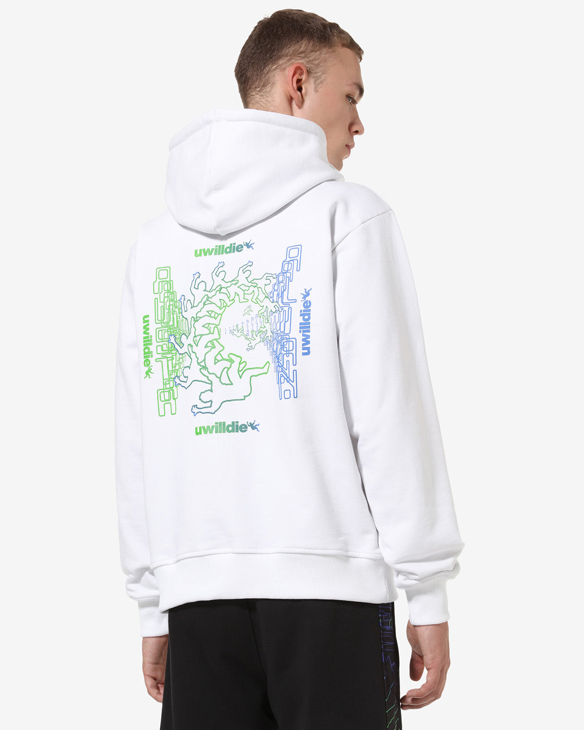 australian-uwilldie-hoodie-hard-court-felpa-cappuccio-bianco image 1