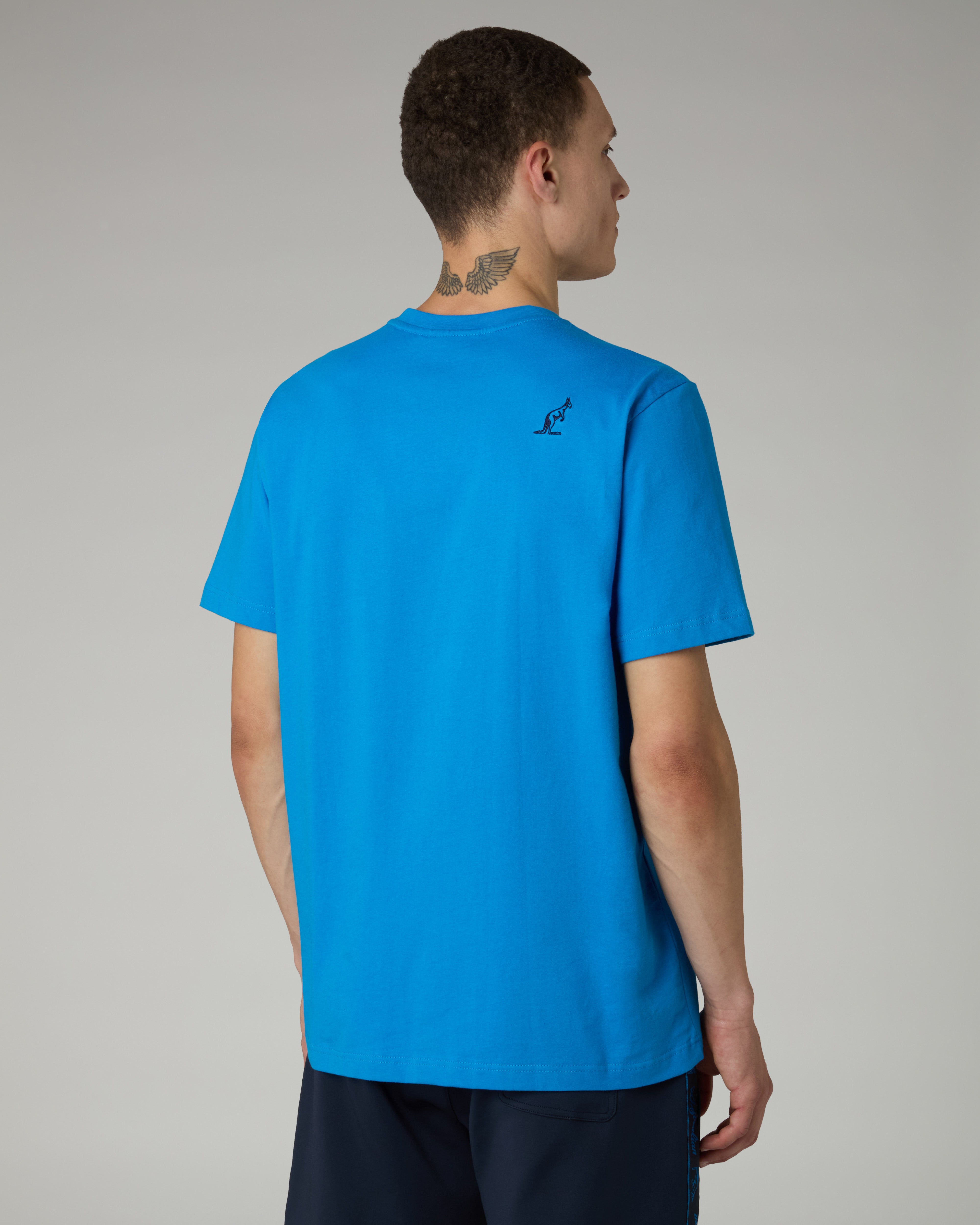 australian-pocket-t-shirt-maglia-cotone-blu-capri-con-tasca image 3