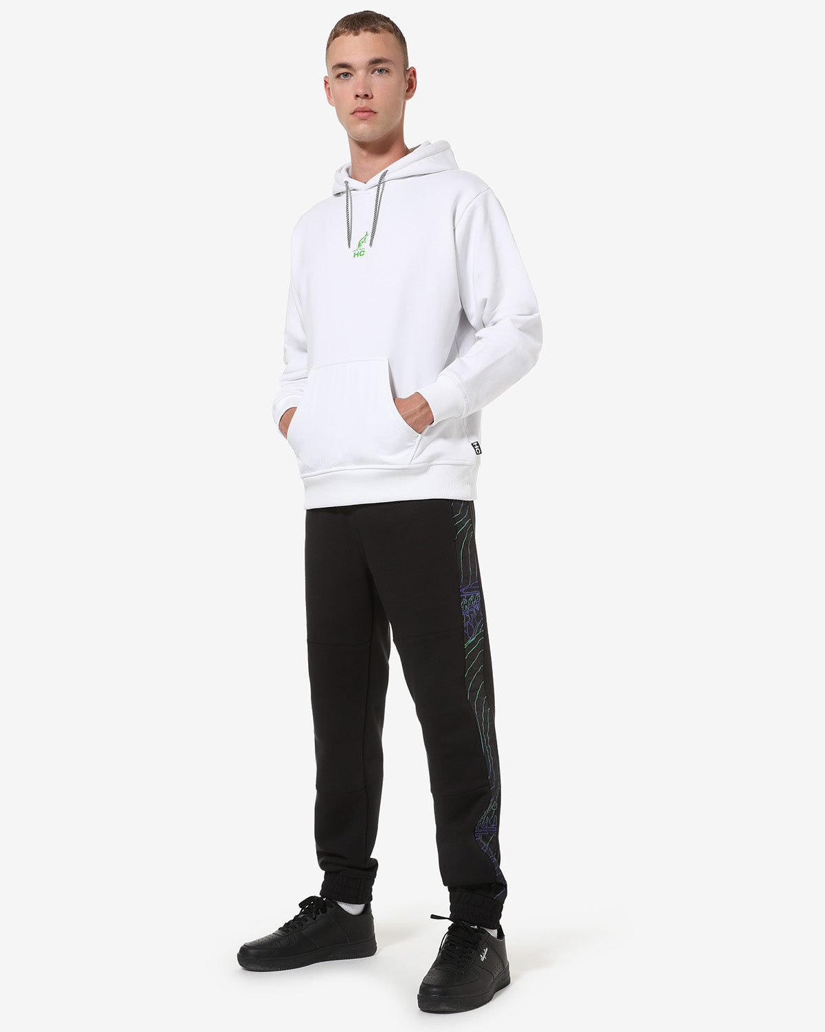australian-uwilldie-hoodie-hard-court-felpa-cappuccio-bianco image 2