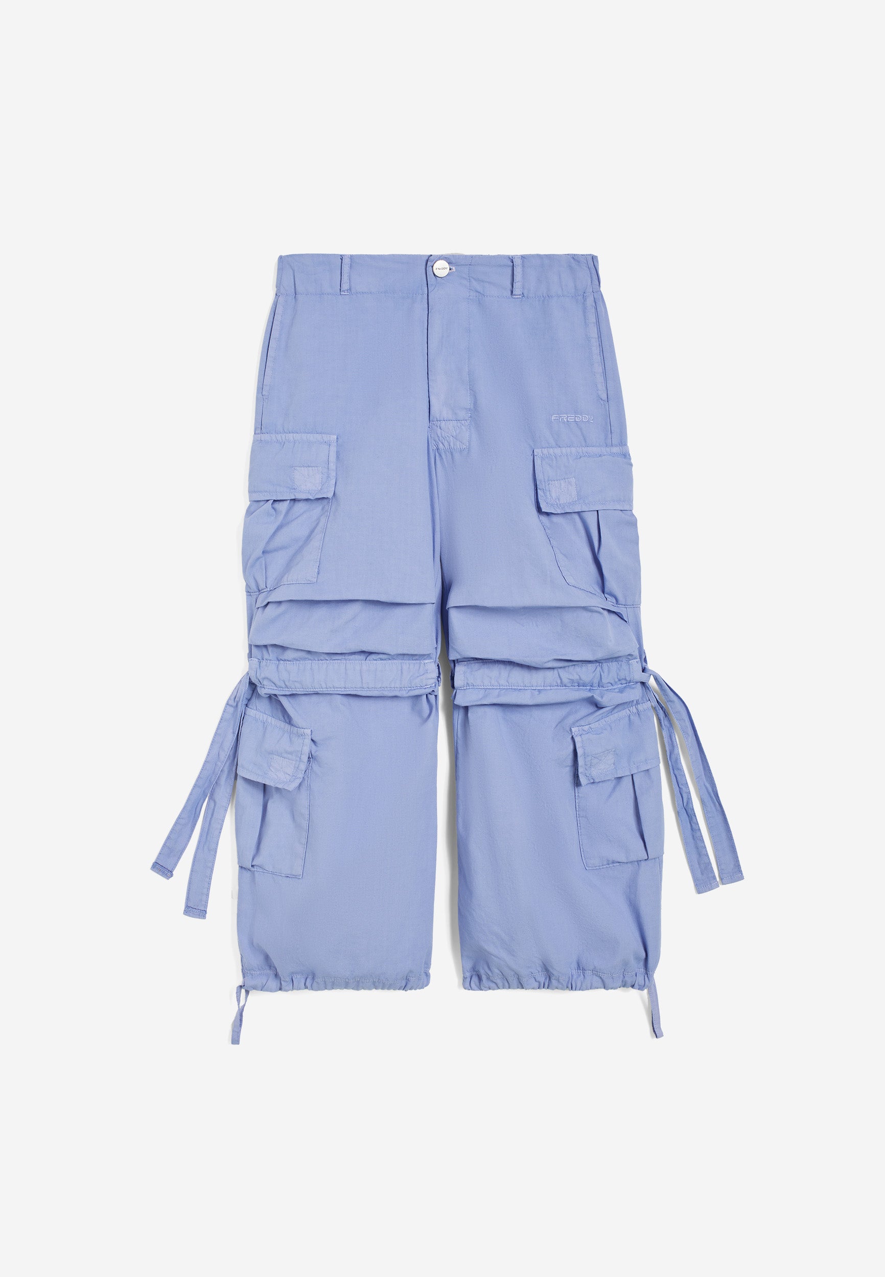 freddy-pantaloni-cargo-bambina-in-cotone-parachute-y2k-tinto-capo image 7