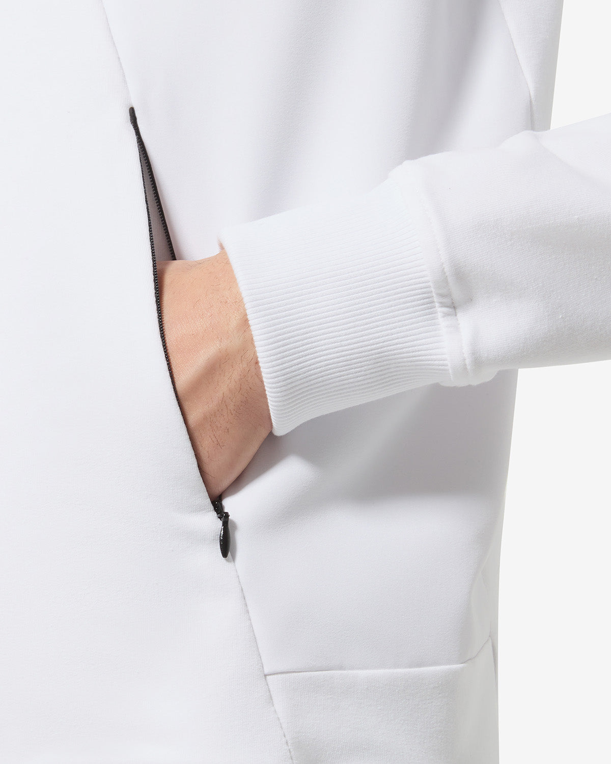 australian-gen-track-jacket-felpa-con-cappuccio-bianca image 5