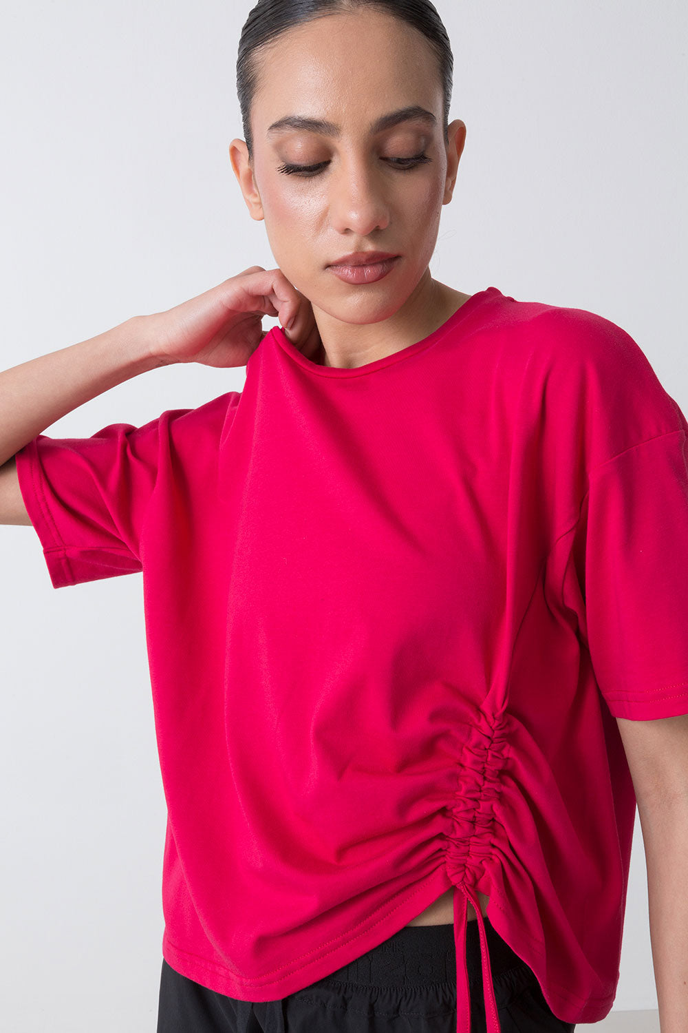 dimensione-danza-city-t-shirt-in-jersey-cotone-con-coulisse-laterale image 5