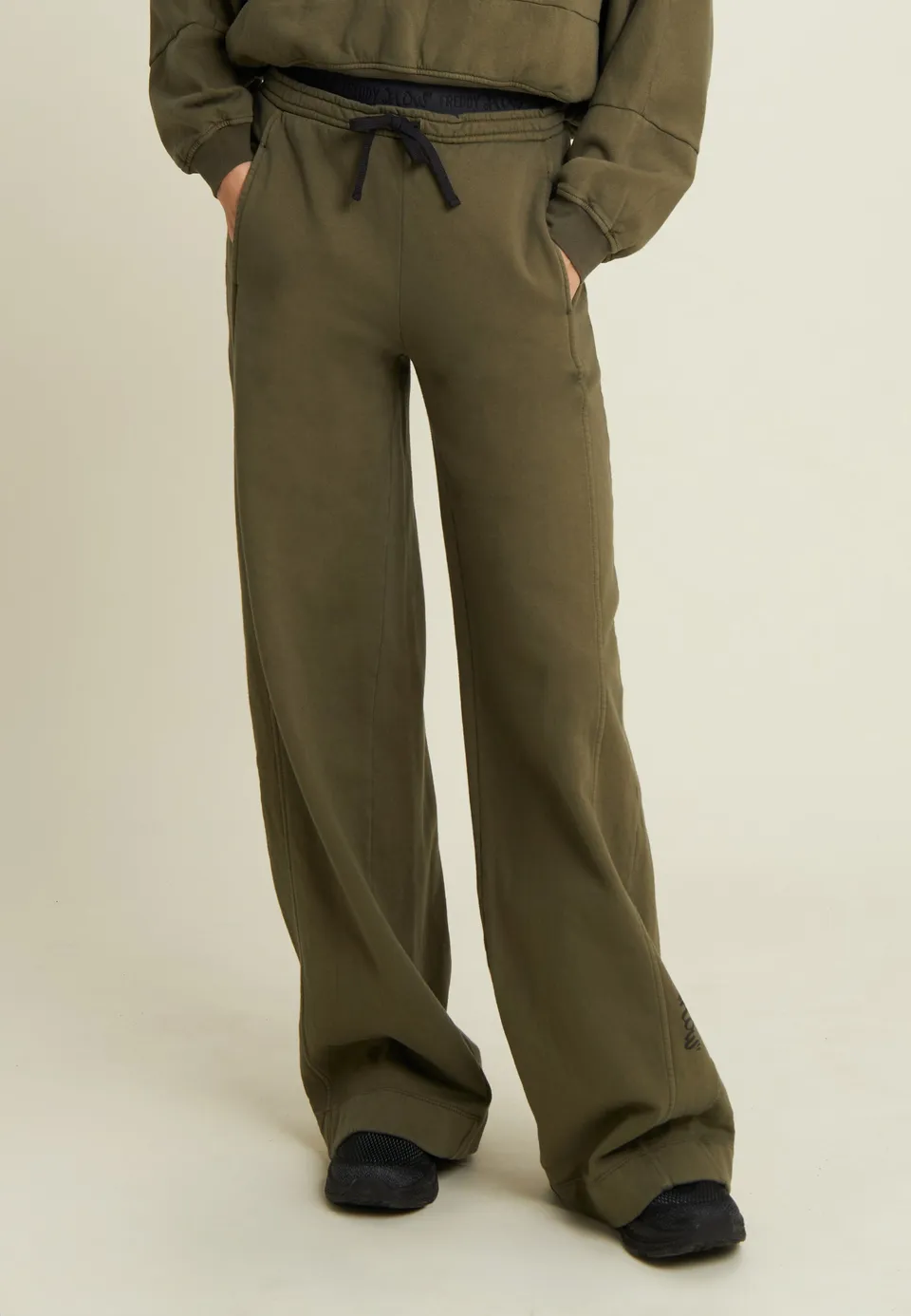 freddy-pantaloni-wide-leg-in-felpa-con-stampa-flow image 1