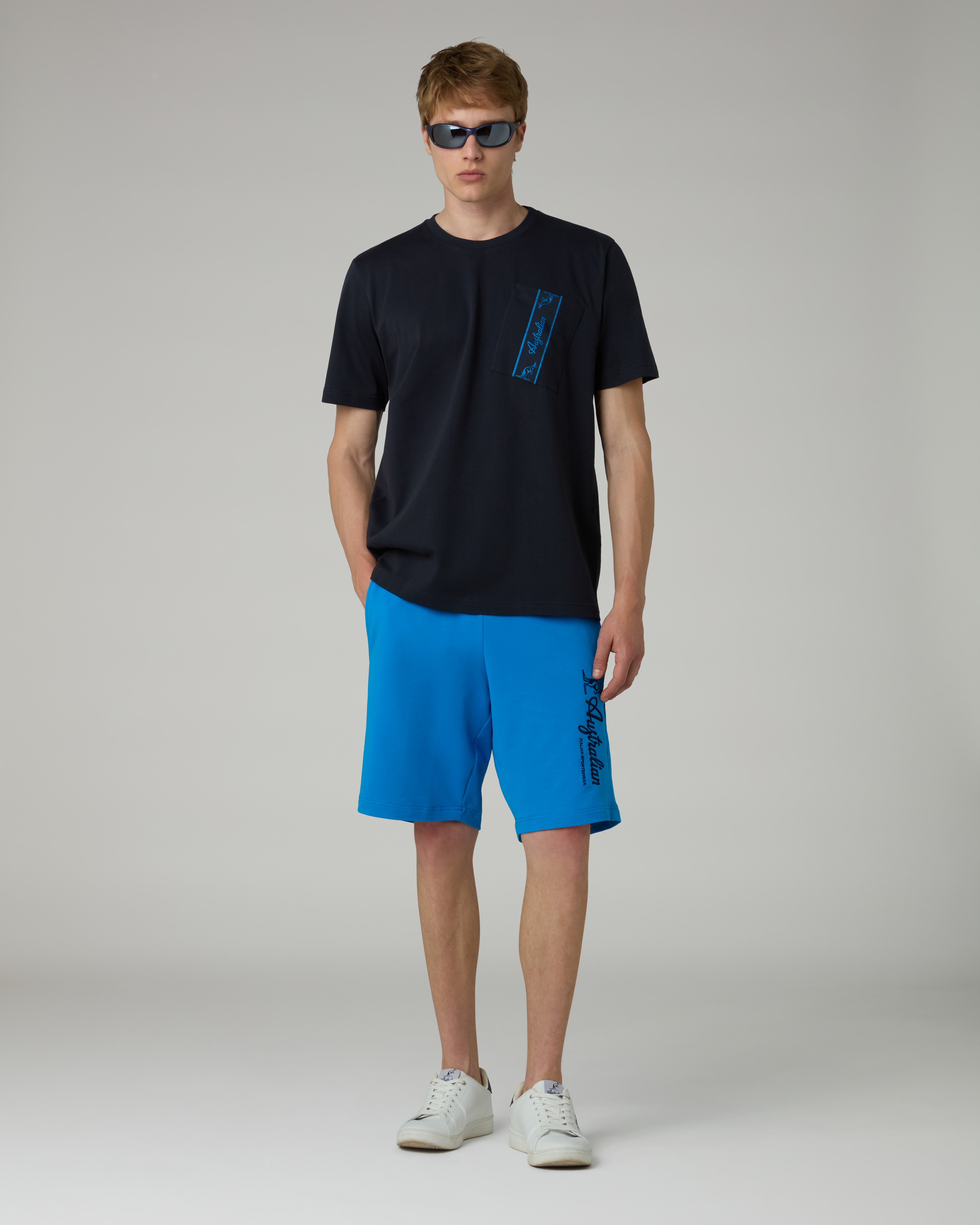 australian-pocket-t-shirt-cotone-blu-navy image 2