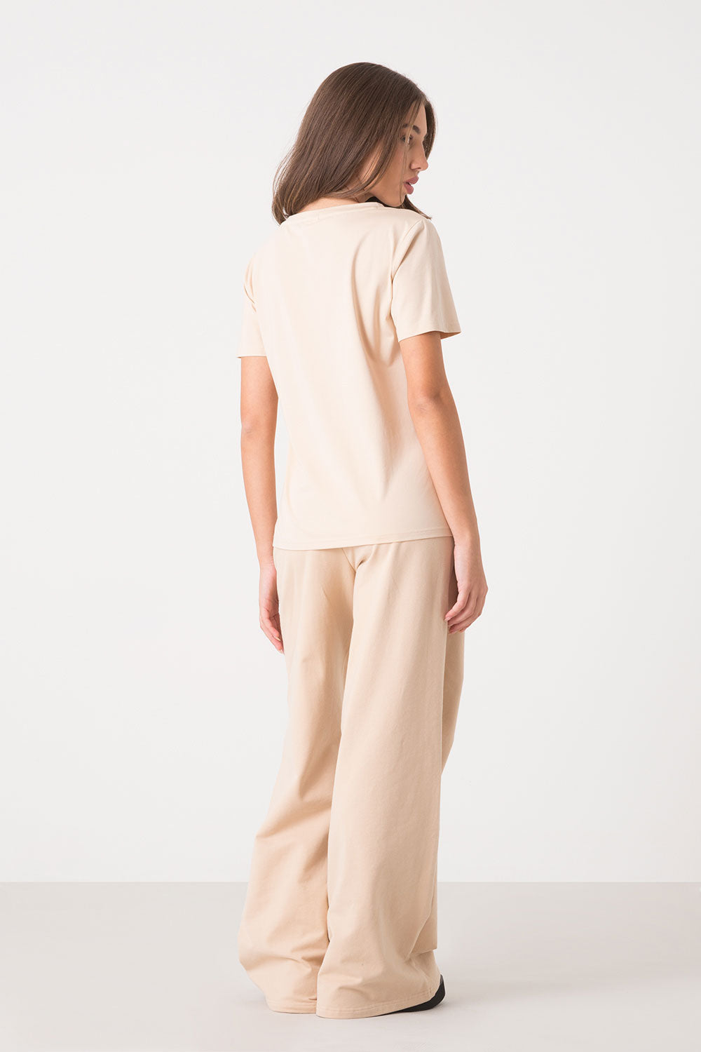 dimensione-danza-t-shirt-donna-in-cotone-modal-jersey-stretch-con-logo-tono-su-t image 7
