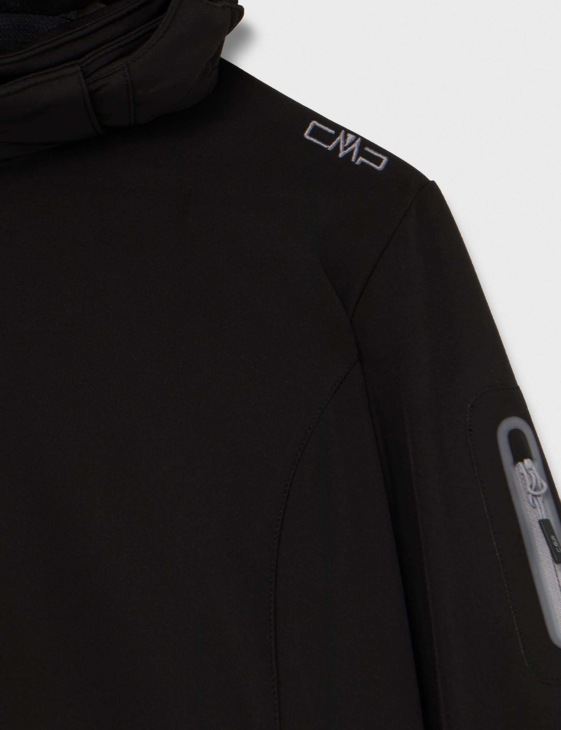 cmp-rigel-giacca-in-softshell-da-donna-con-cappuccio-removibile-nero-01-taglia-5 image 2