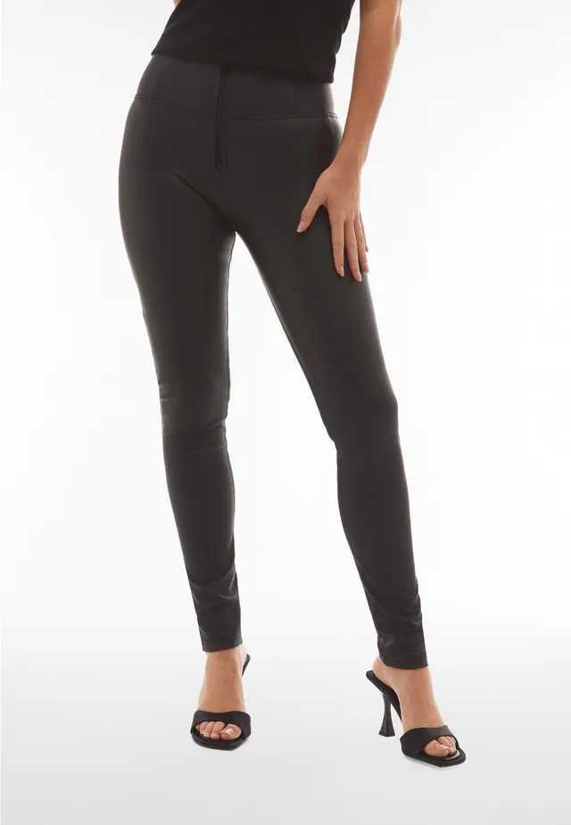 freddy-wr-up-pantaloni-skinny-vita-alta-con-zip-similpelle image 1