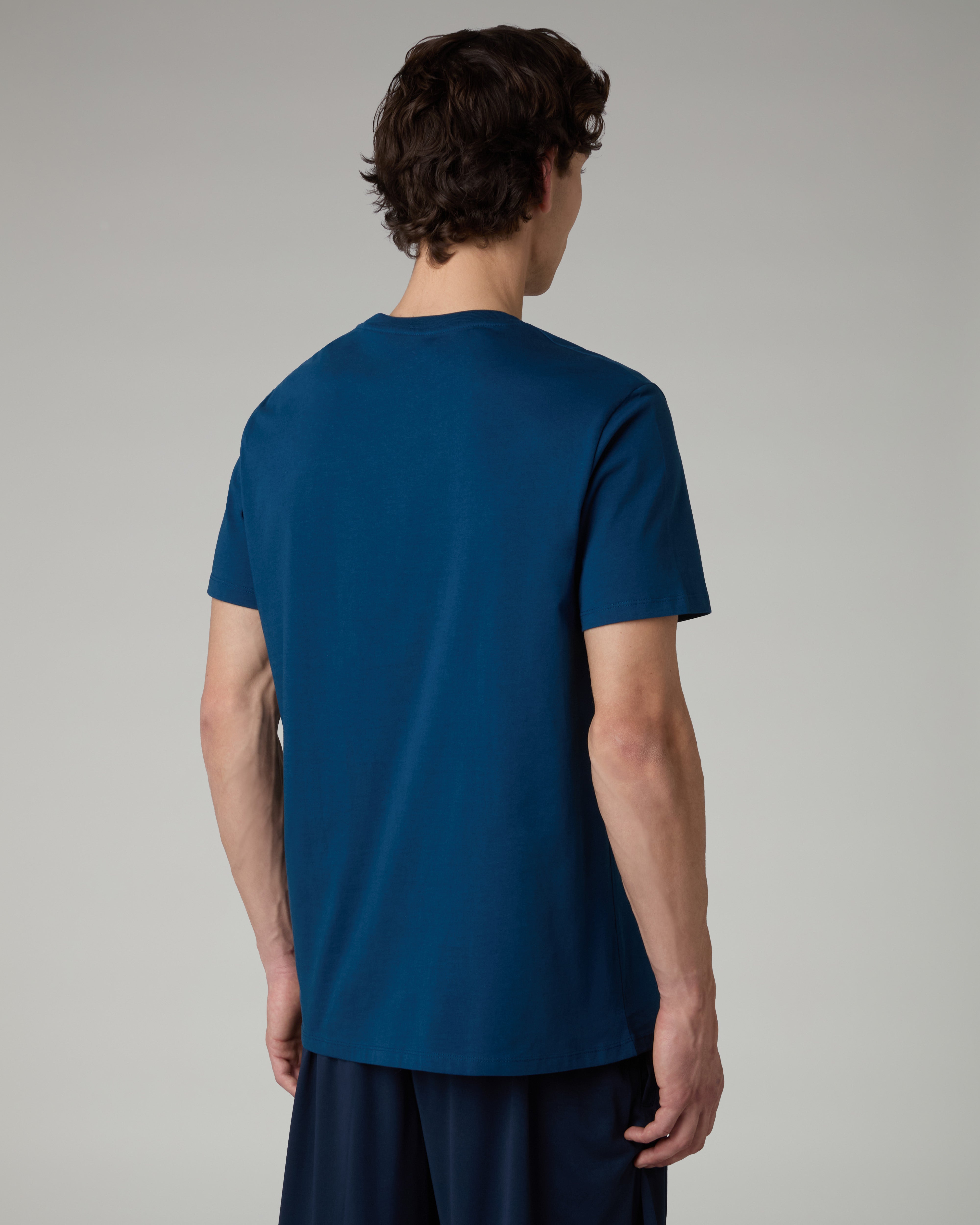 australian-gemini-t-shirt-in-cotone-eclipse-blue image 3