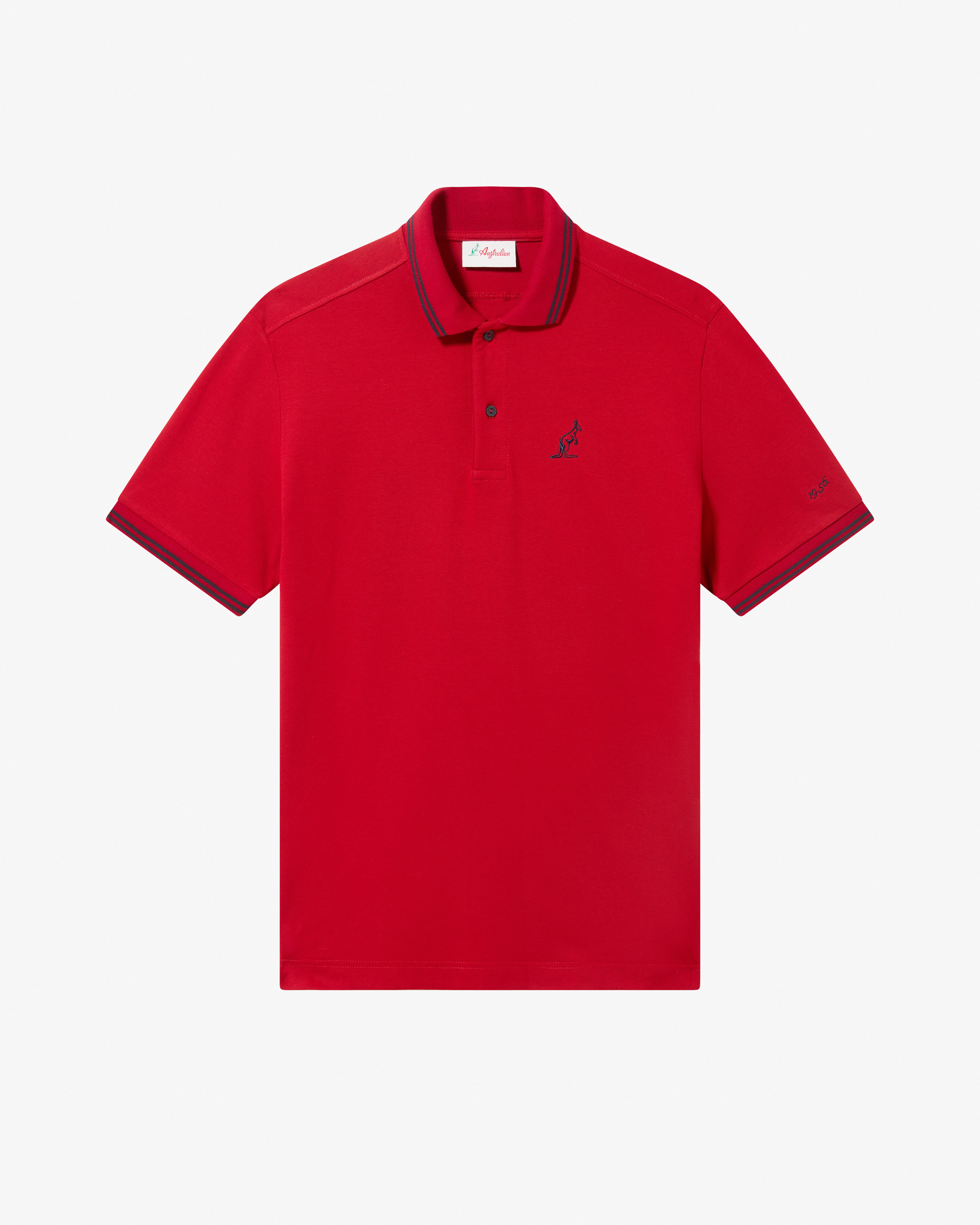 australian-dna-polo-shirt-heritage-polo-piquet-rosso-intenso image 5