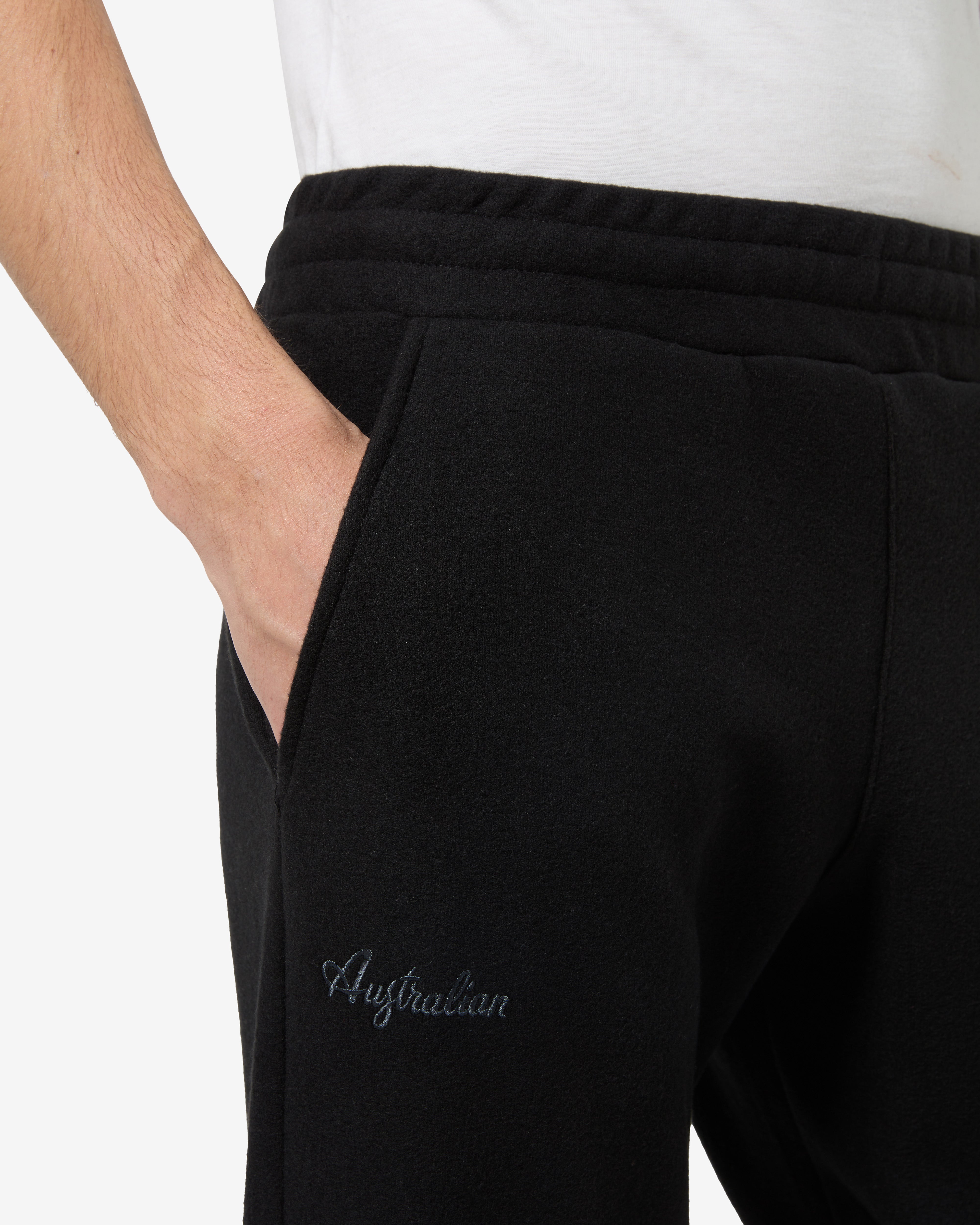 australian-softech-track-pant-pantalone-tuta-nero image 4