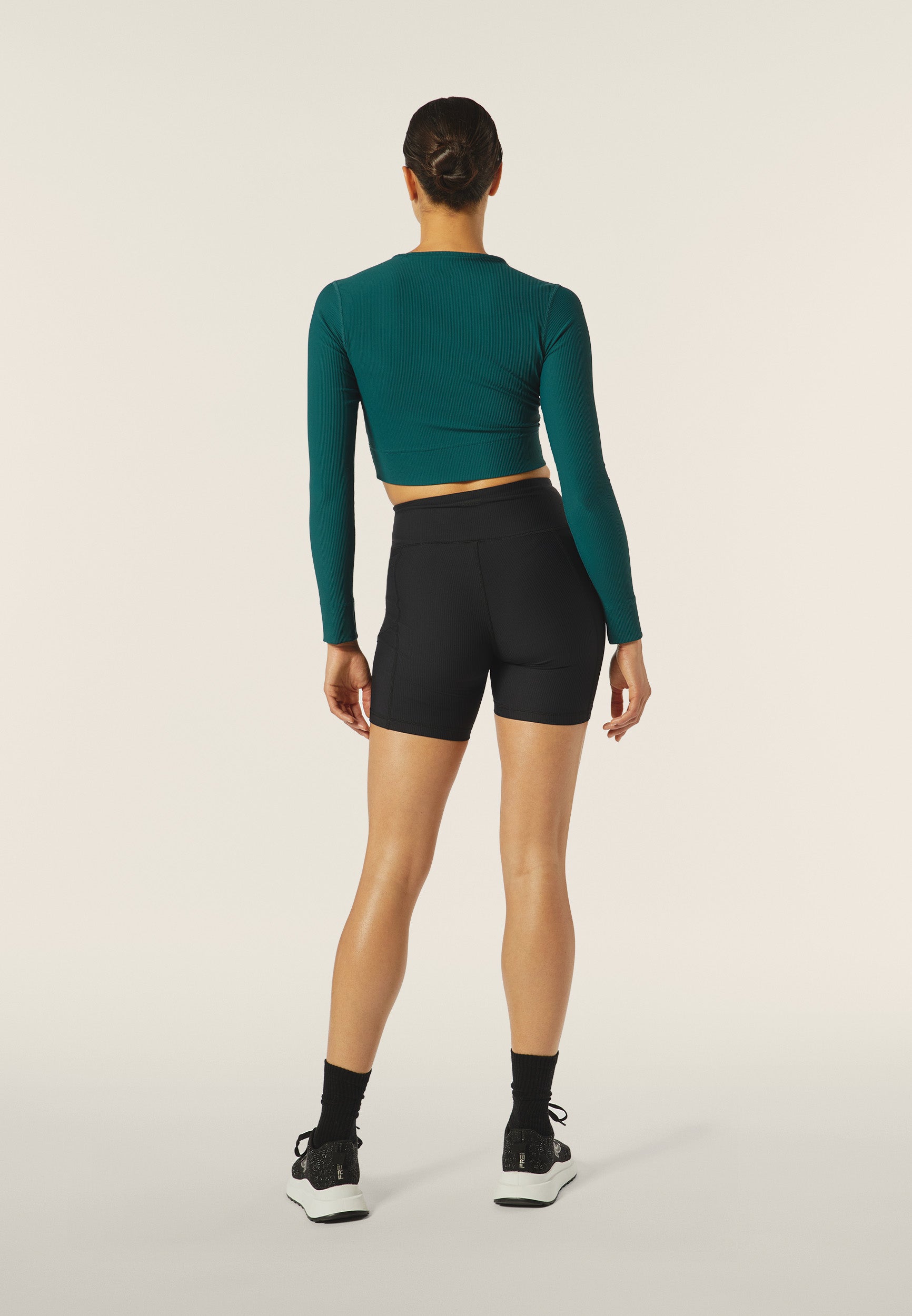 freddy-leggings-biker-vita-alta-costine-d-i-w-o-con-tasca-tessuto-tecnico image 3