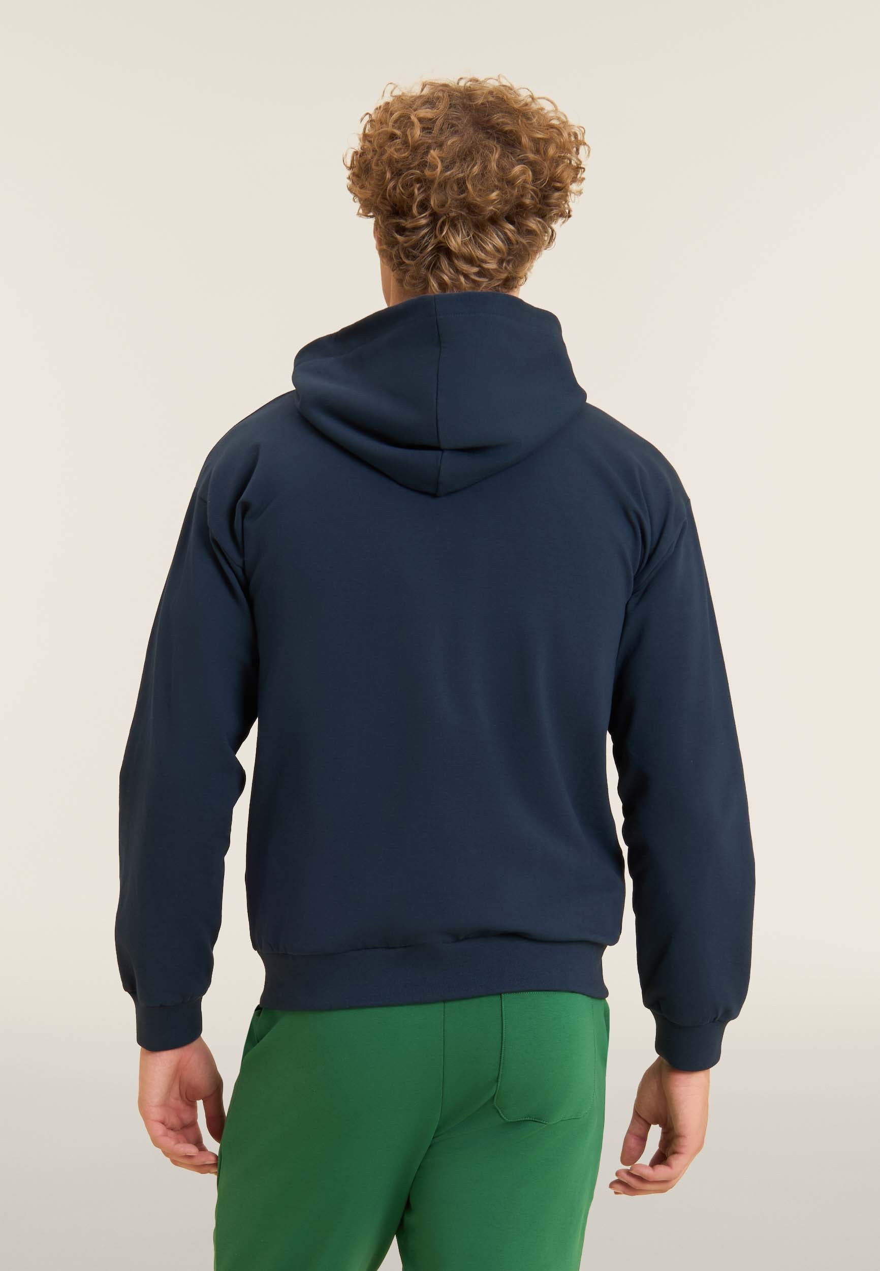 freddy-felpa-uomo-full-zip-con-cappuccio-in-jersey-e-tasche-a-marsupio image 3