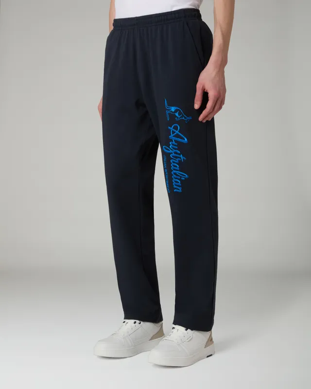 australian-statement-logo-track-pant-pantalone-tuta-blu-navy image 1