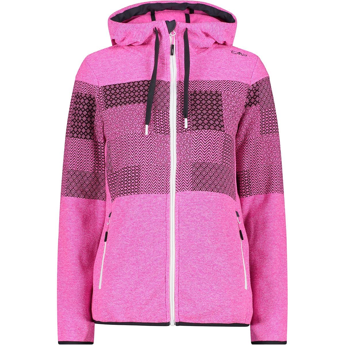 cmp-knit-tech-m-lange-fleece-jacket-pile-uomo-inchiostro-nero-46 image 2