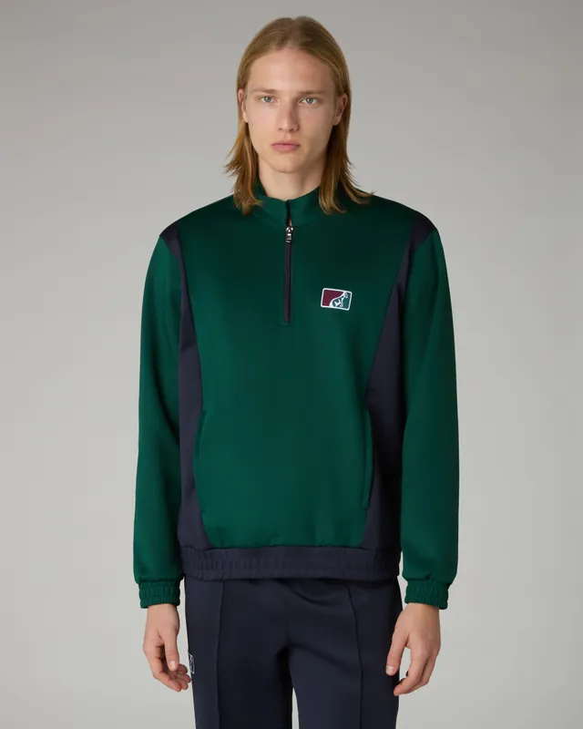 australian-classic-crewneck-felpa-girocollo-mezza-zip-tennis image 1