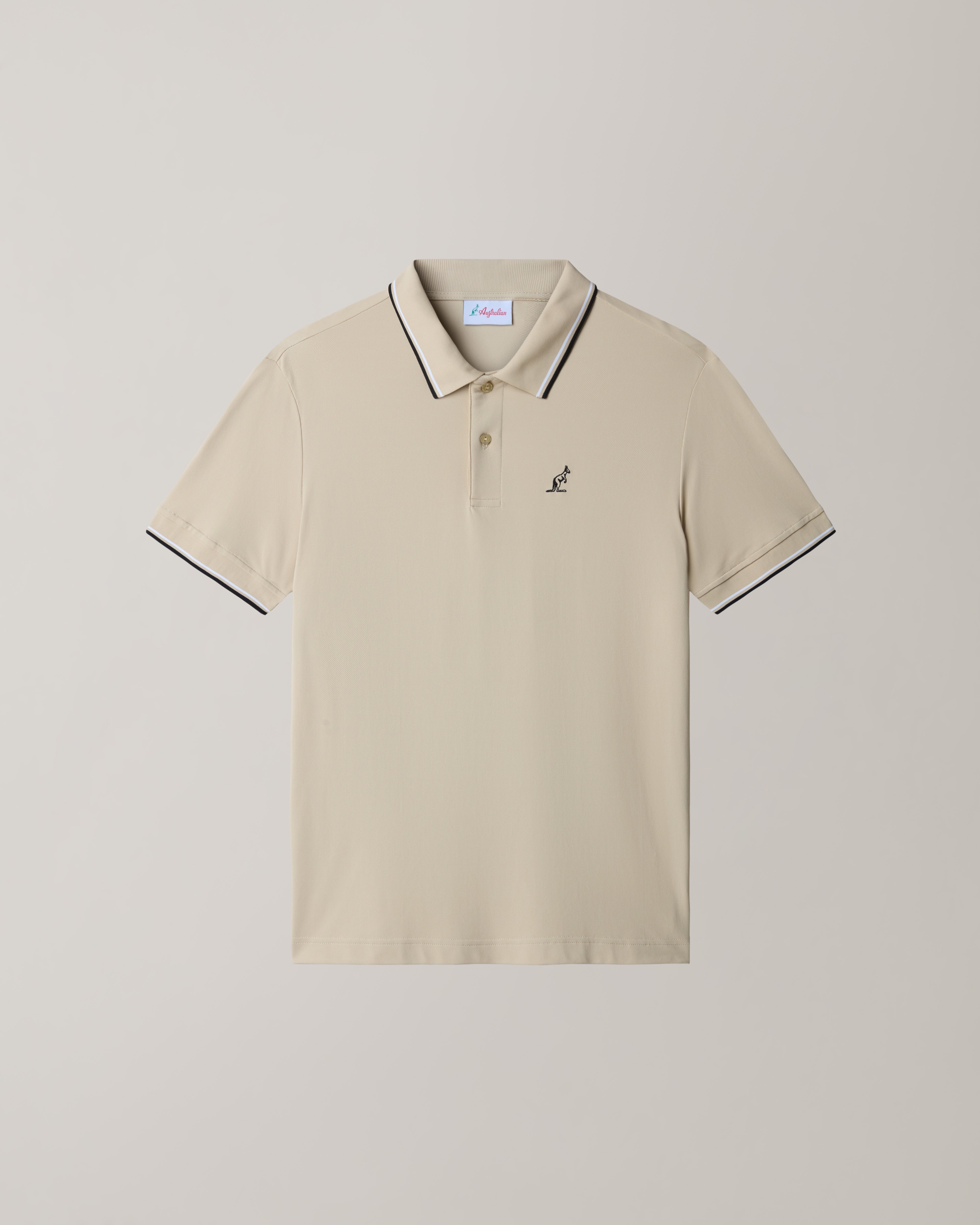 australian-2-stripes-polo-shirt-league-polo-sabbia image 1