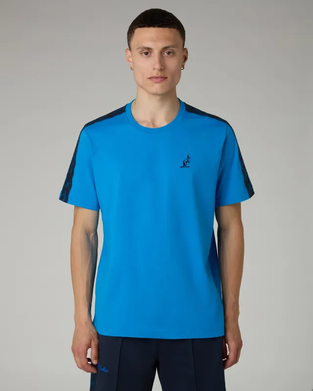 australian-blue-tape-t-shirt-cotone-blu-capri image 1