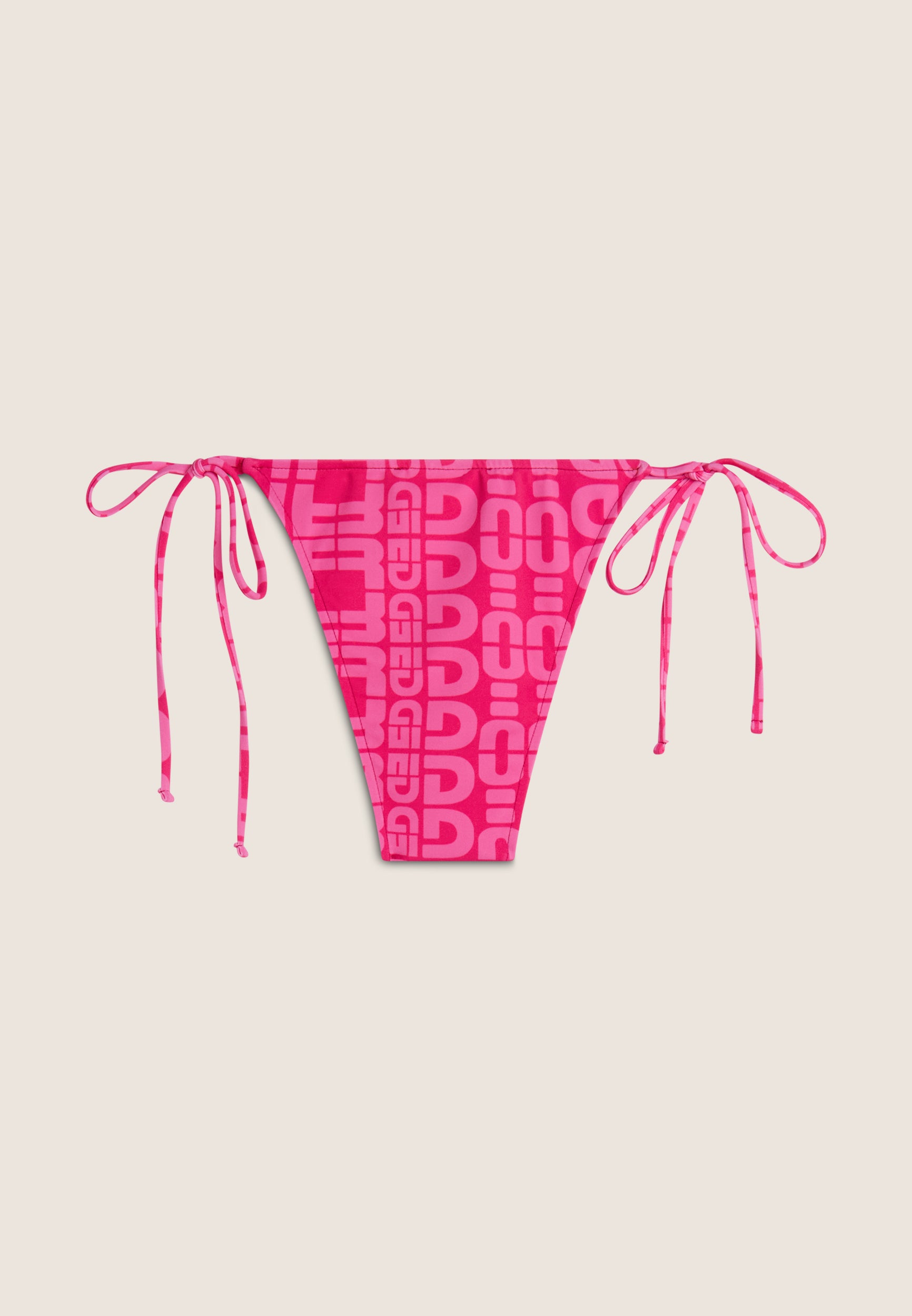 freddy-slip-bikini-donna-con-logo-all-over-e-laccetti-laterali image 7