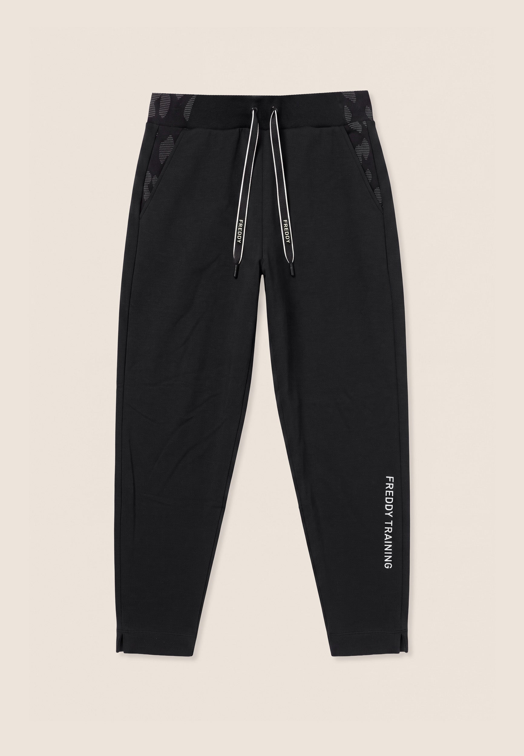 freddy-pantaloni-sportivi-donna-regular-7-8-con-dettagli-leopardati image 8