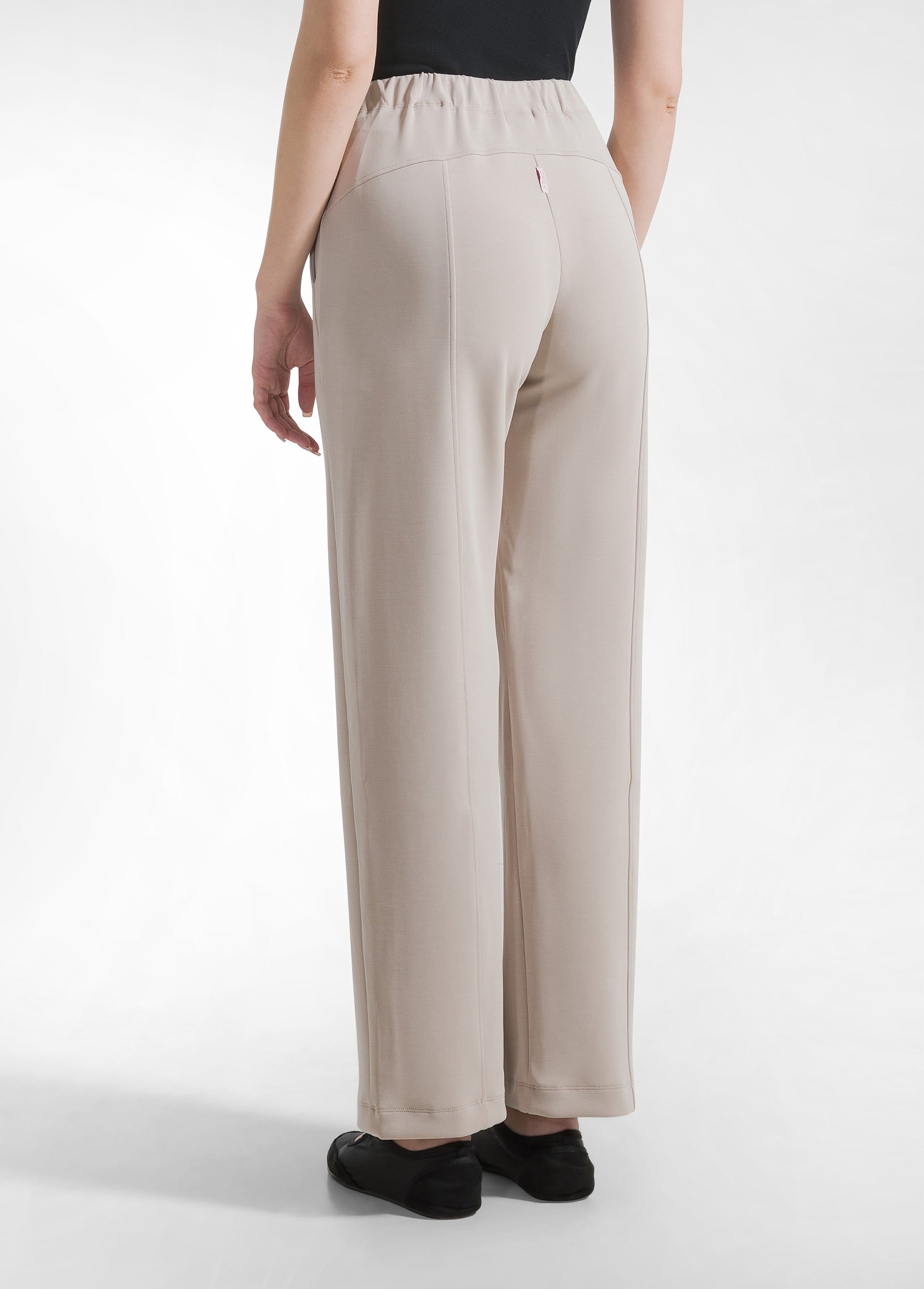 deha-pantalone-dritto-soft-touch-beige-d22005-modal-comfort image 3