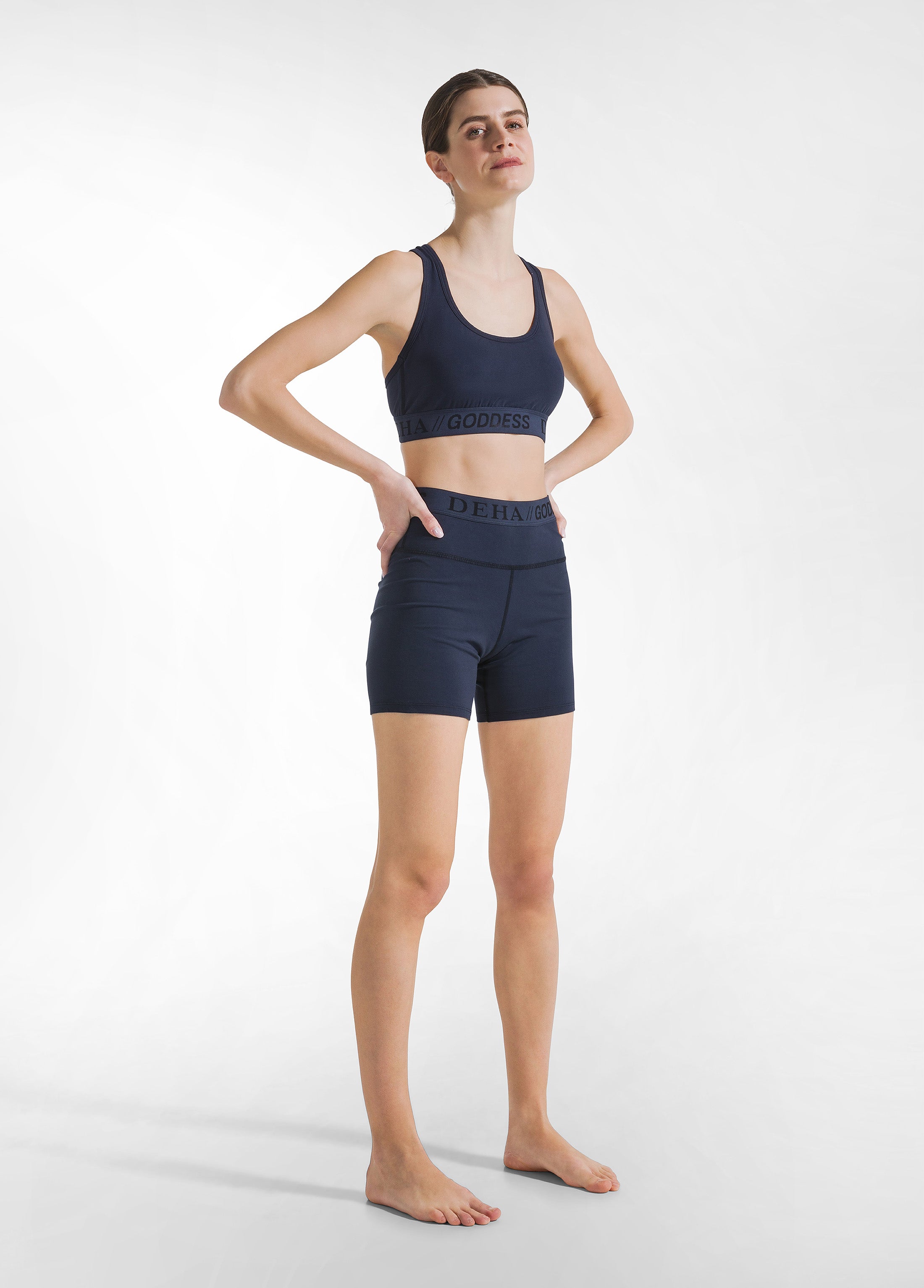 deha-top-vogatore-jersey-stretch-blu-con-elastico-logato image 4