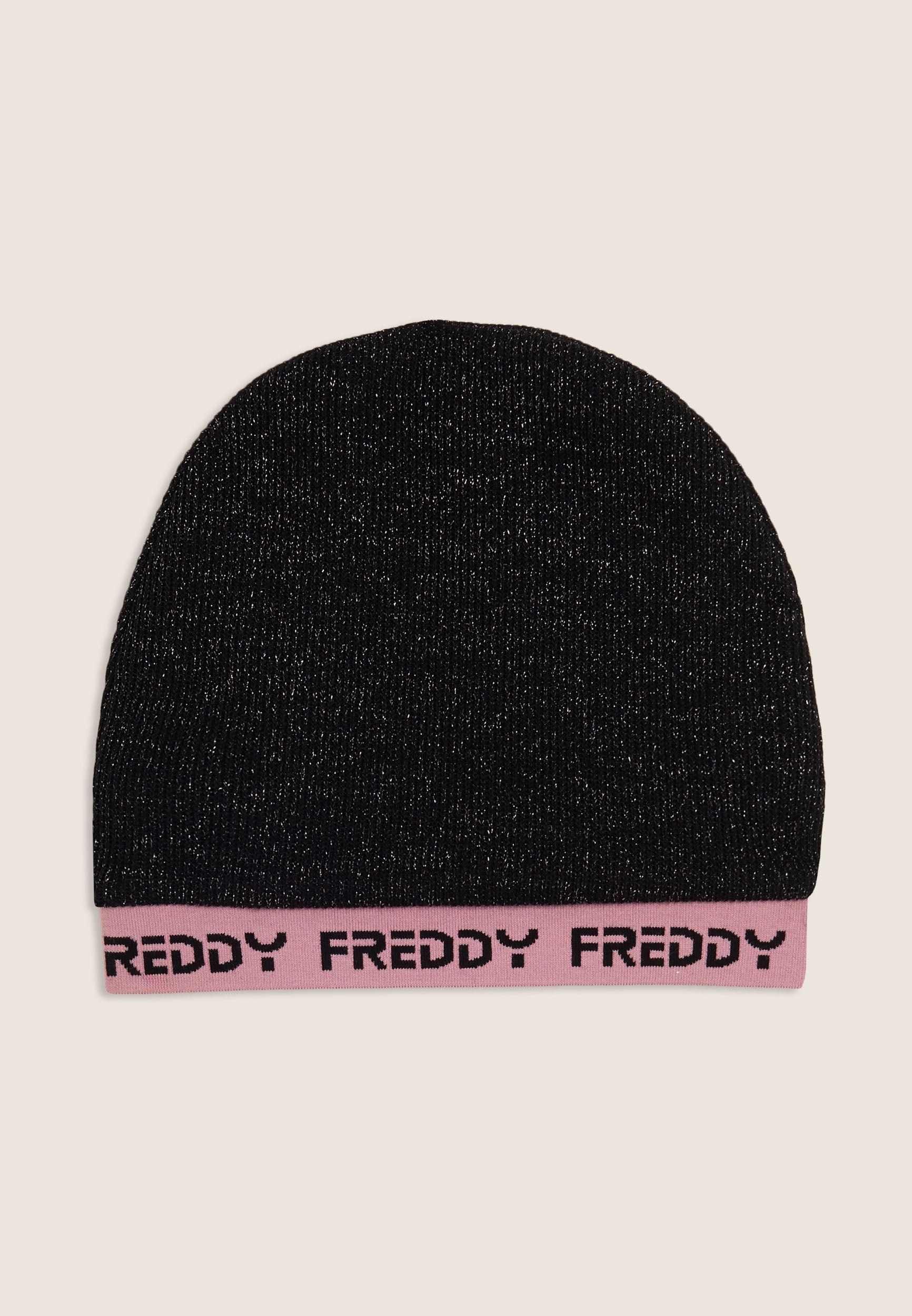 freddy-berretto-beanie-junior-m-lange-con-lurex-e-fascia-logata image 2