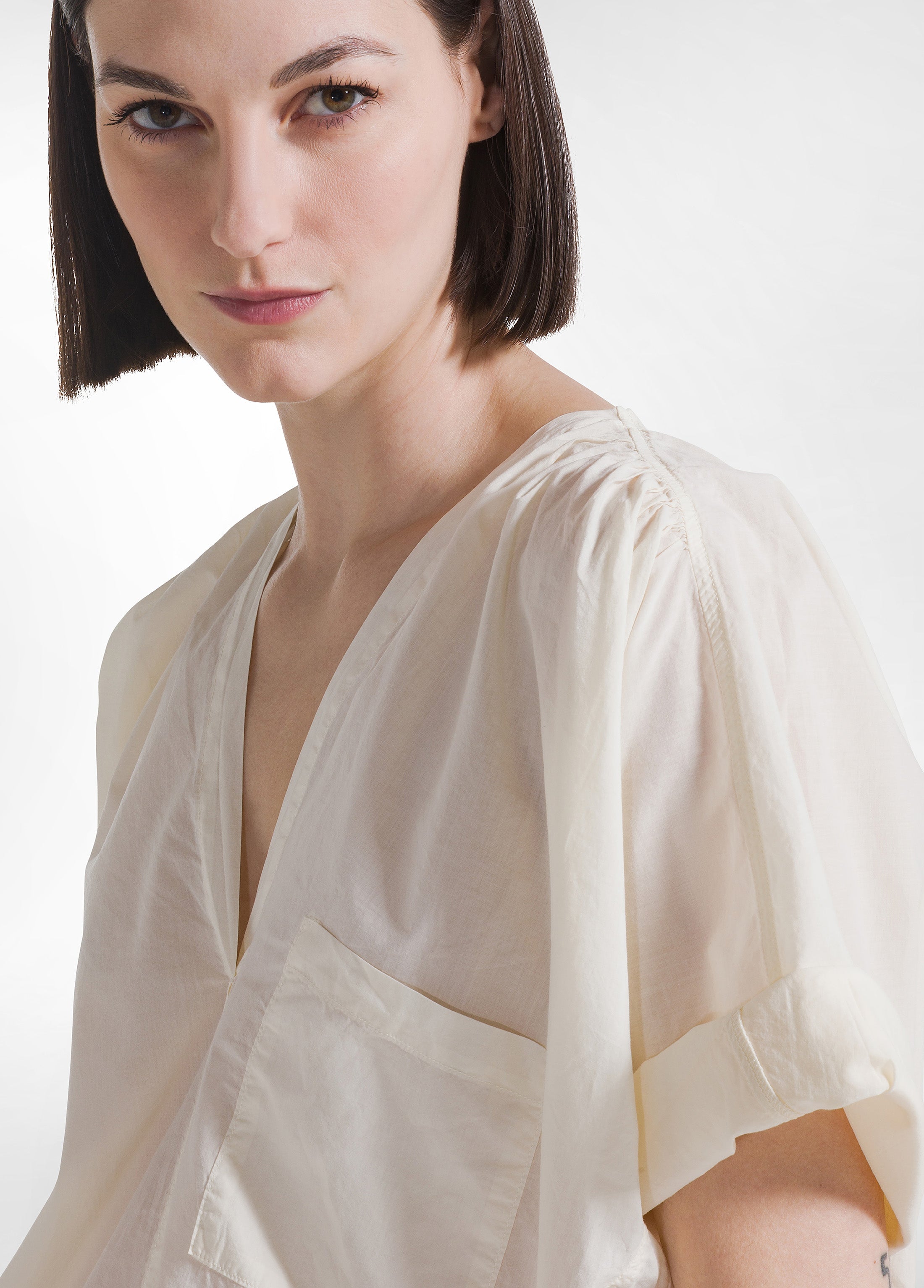 deha-blusa-in-mussola-di-cotone-leggera-bianco image 3