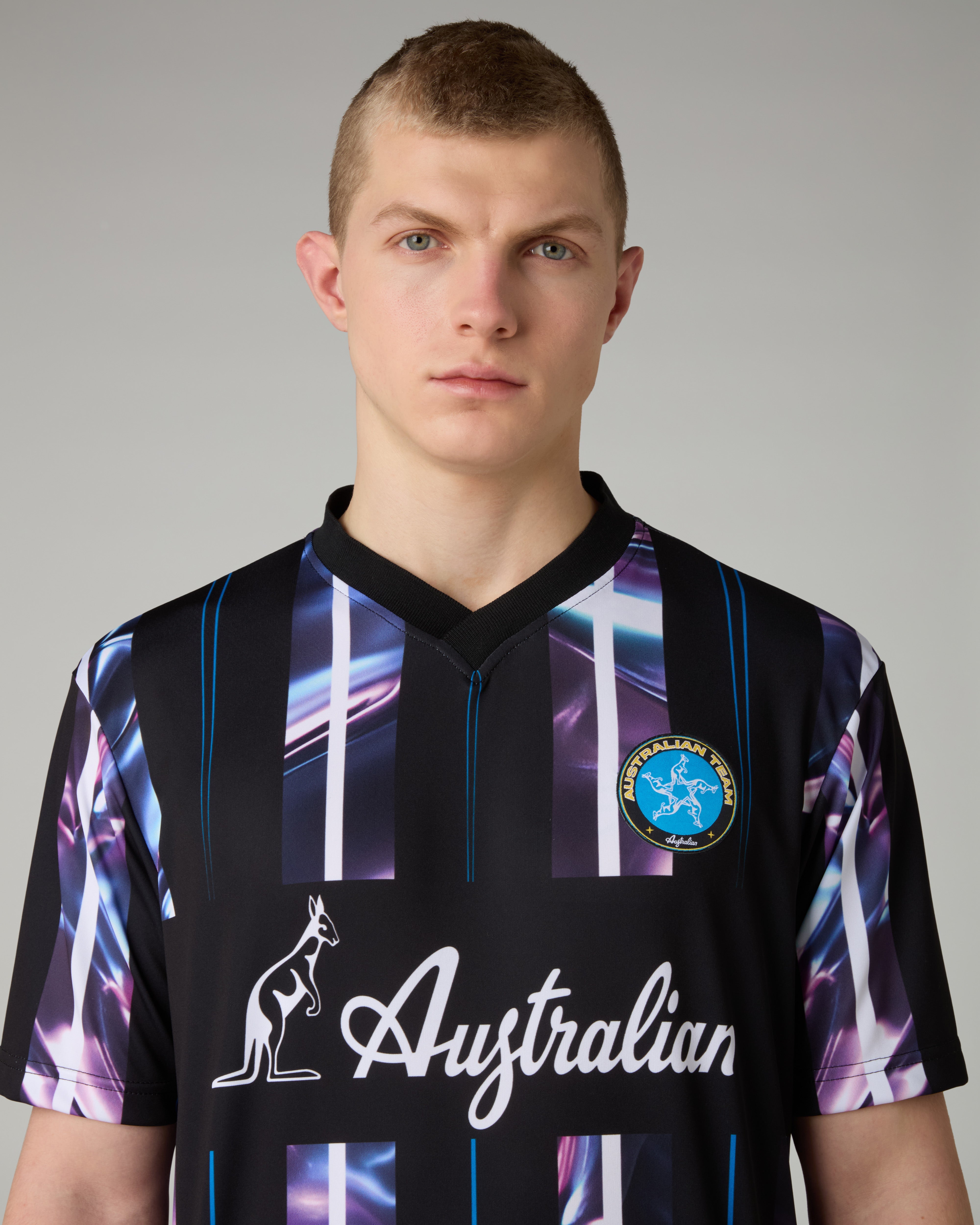 australian-metaliq-soccer-t-shirt-ace-stampata-con-patch image 4