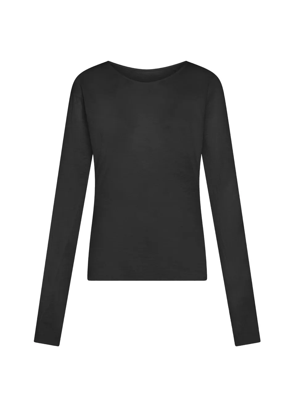 deha-t-shirt-slim-fit-in-cotone-slub-nera image 1