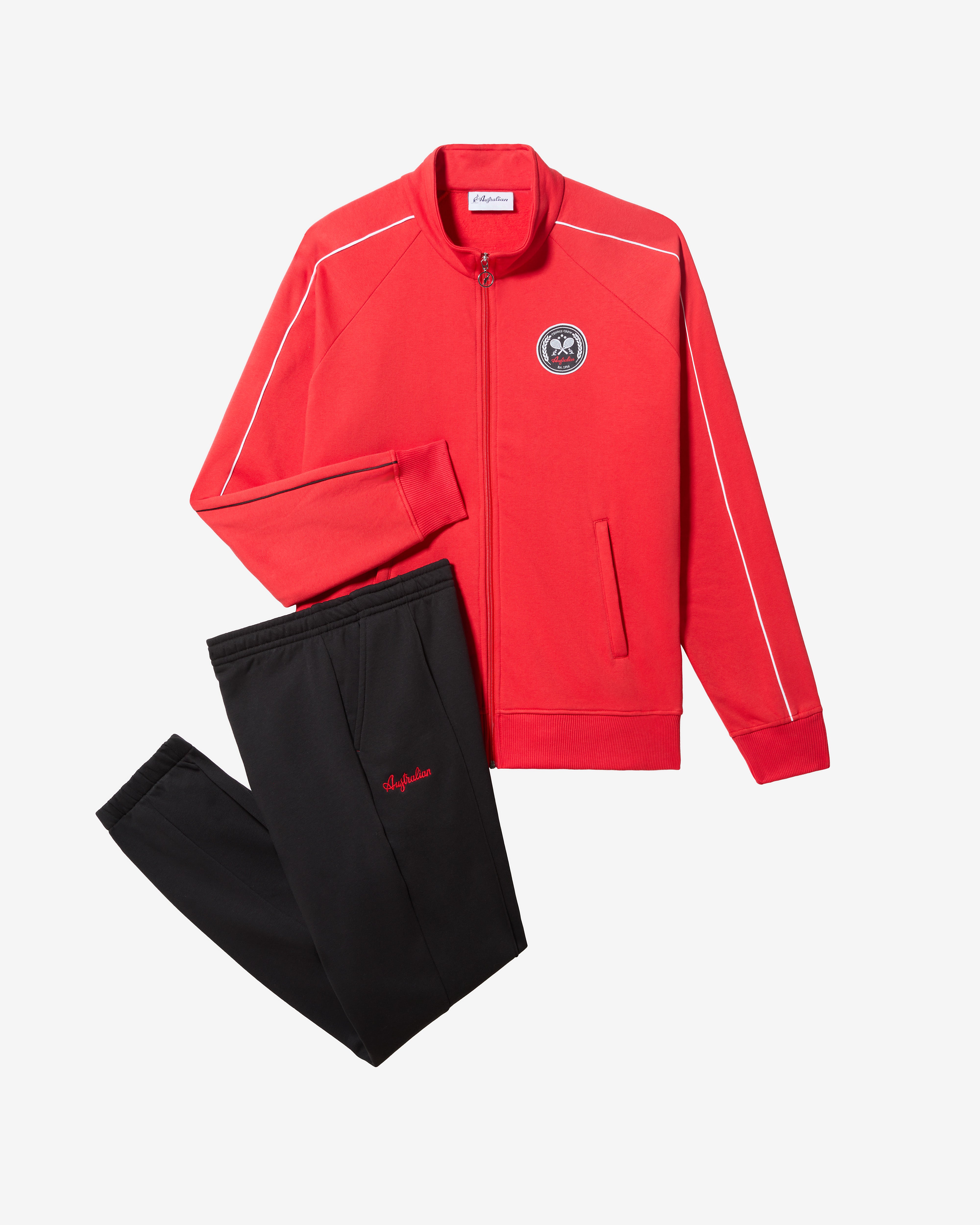 australian-tennis-crew-tracksuit-felpa-rosso-vivo image 6
