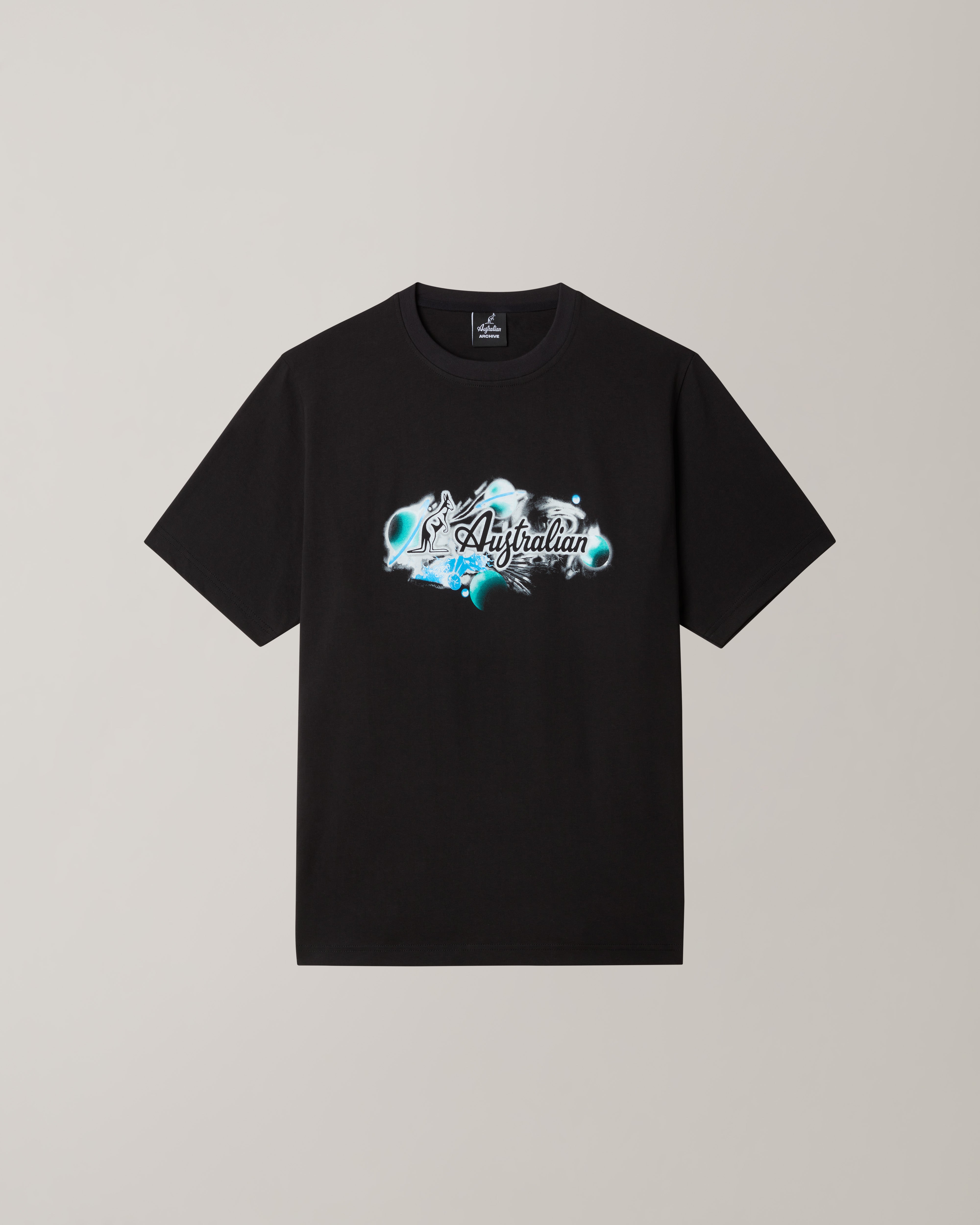 australian-planets-t-shirt-in-cotone-nero-regular-fit image 5