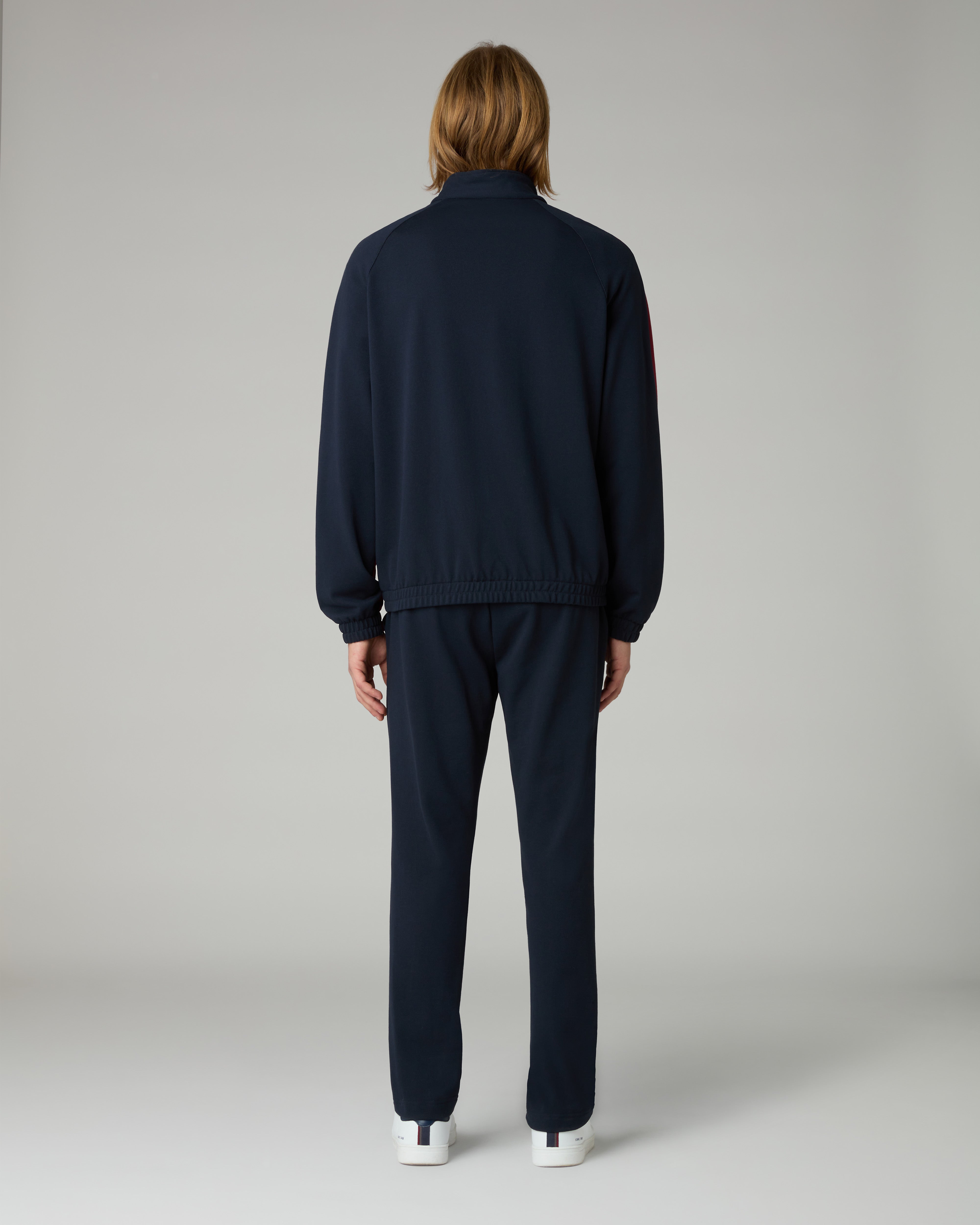 australian-posh-piquet-tuta-blu-navy-full-zip image 2