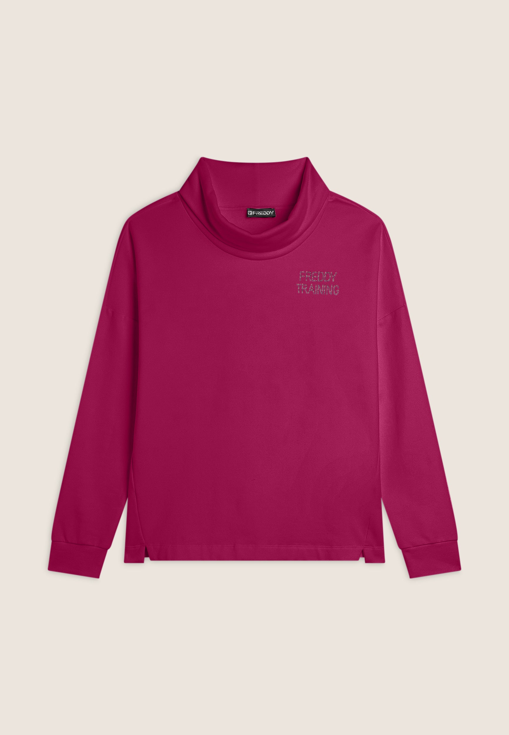 freddy-wr-up-felpa-donna-comfort-fit-collo-a-tubo image 8
