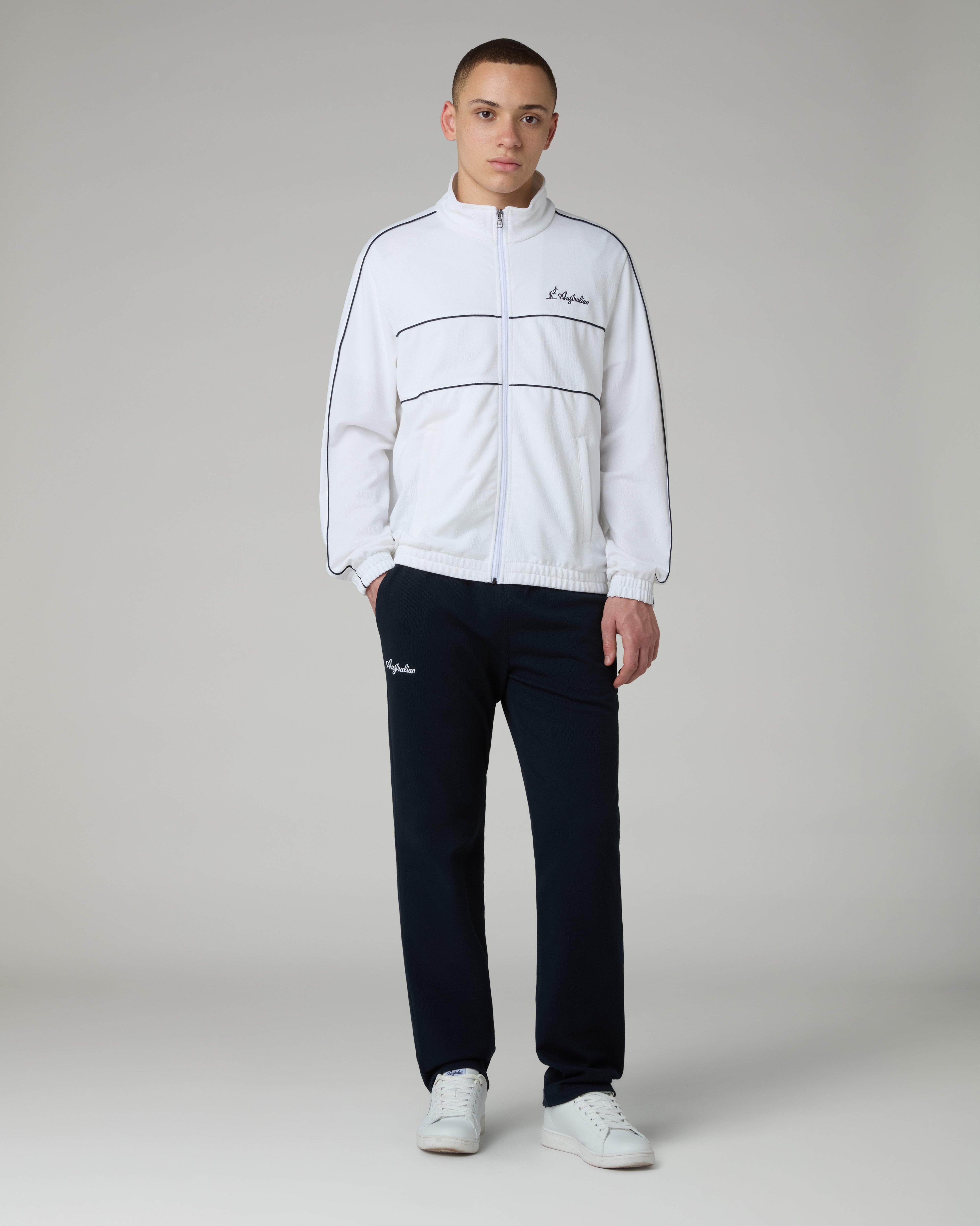 australian-mycon-piquet-tracksuit-tuta-completa-bianca image 1