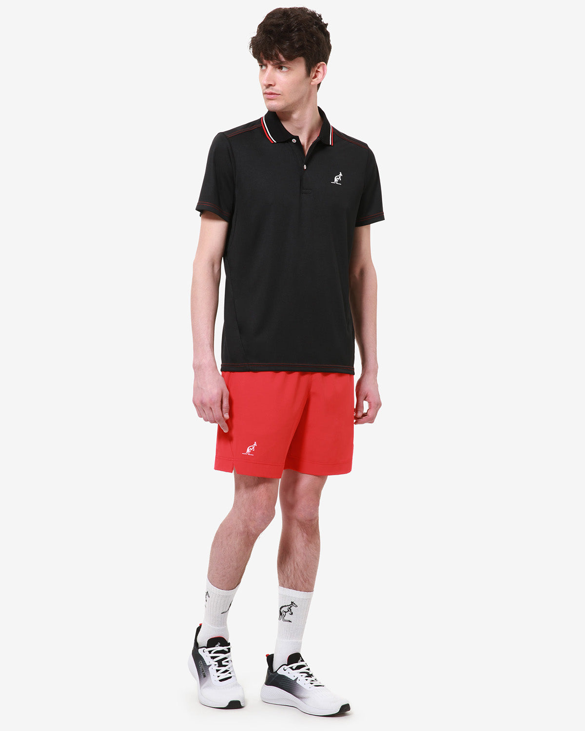 australian-tech-ace-polo-tennis-polo-uomo-tecnica-nera image 2