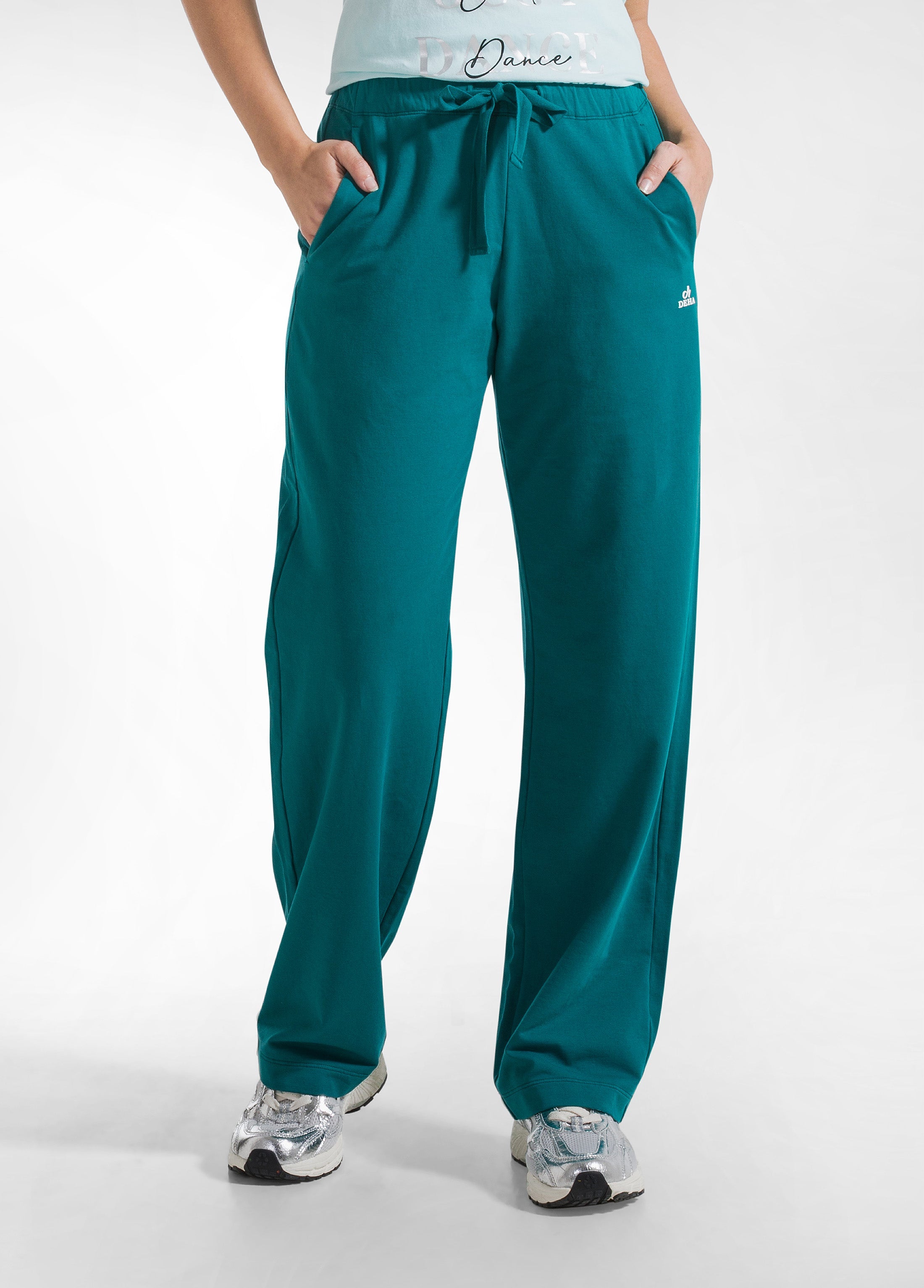 deha-pantalone-felpa-organica-verde-gym-e-leisure image 2