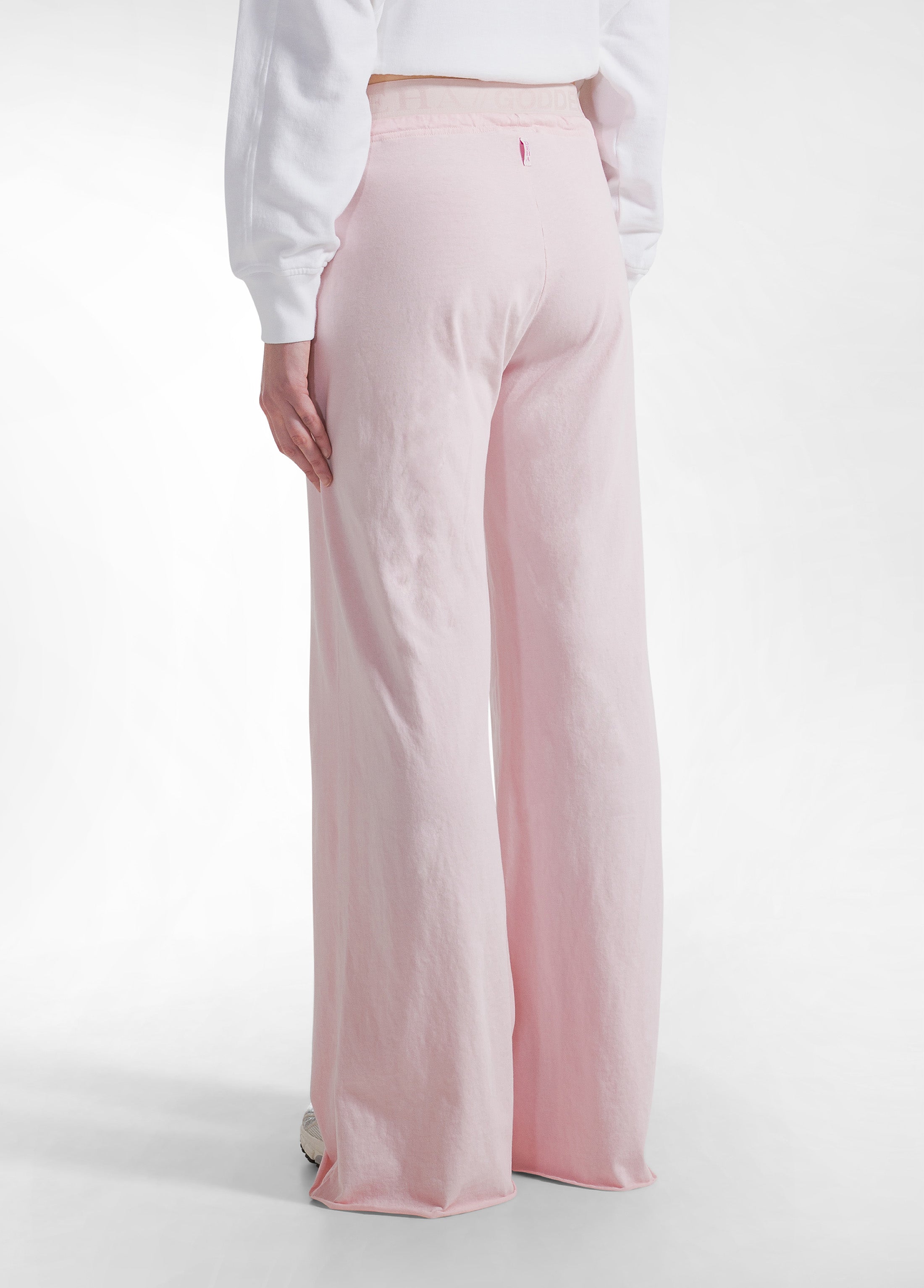 deha-pantaloni-ampi-jersey-effetto-fade-rosa image 3